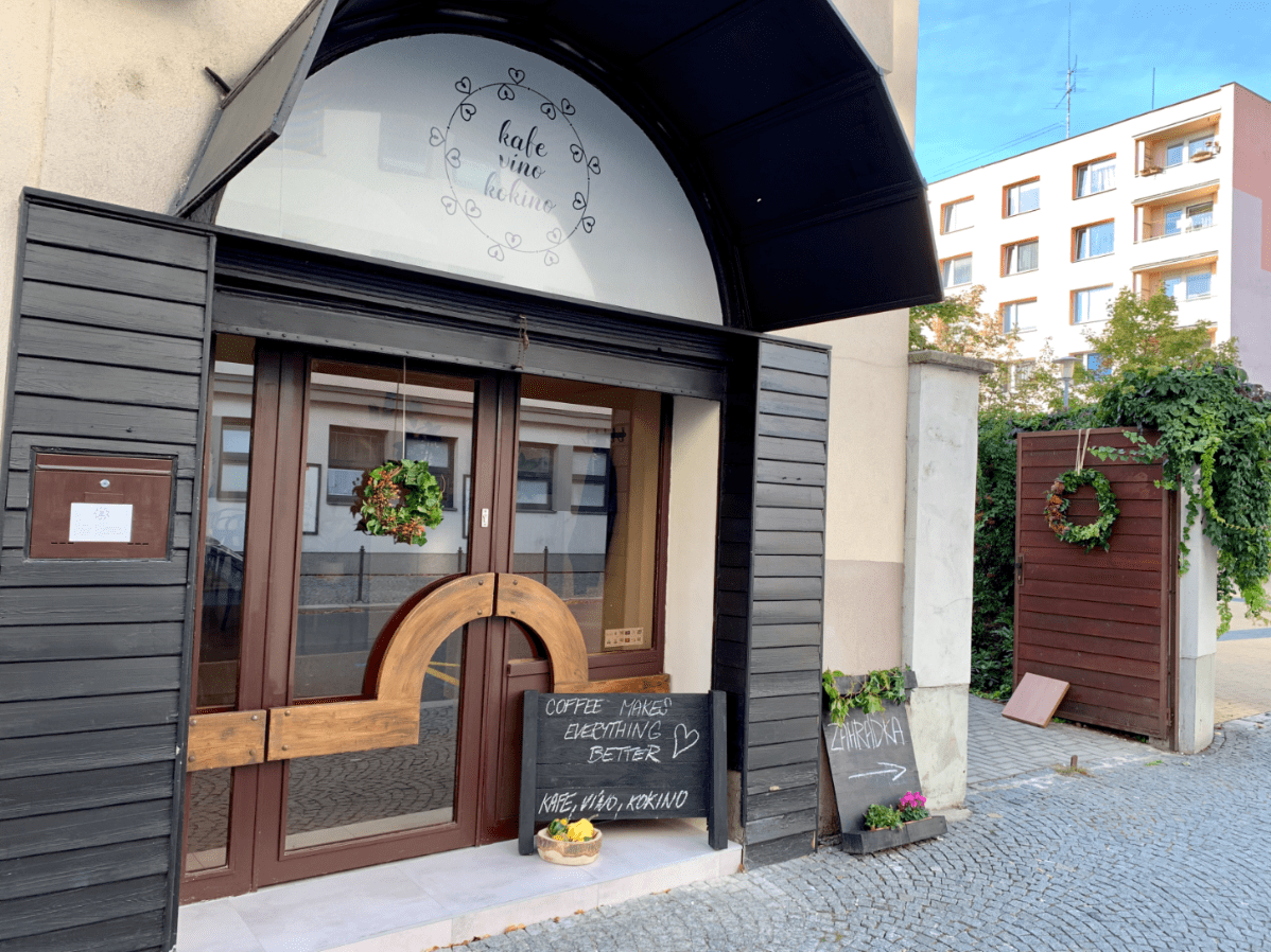 Kafe víno kokino