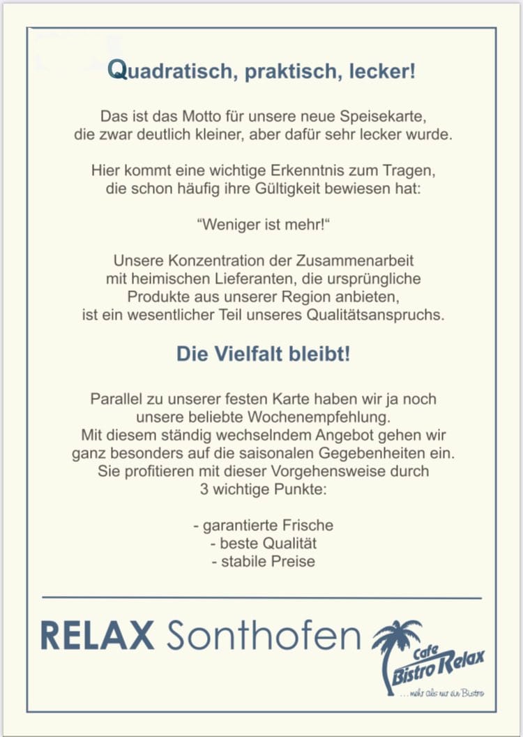 Café Bistro Relax