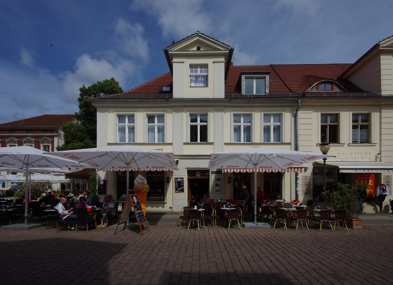 Eis-Café am Brandenburger Tor