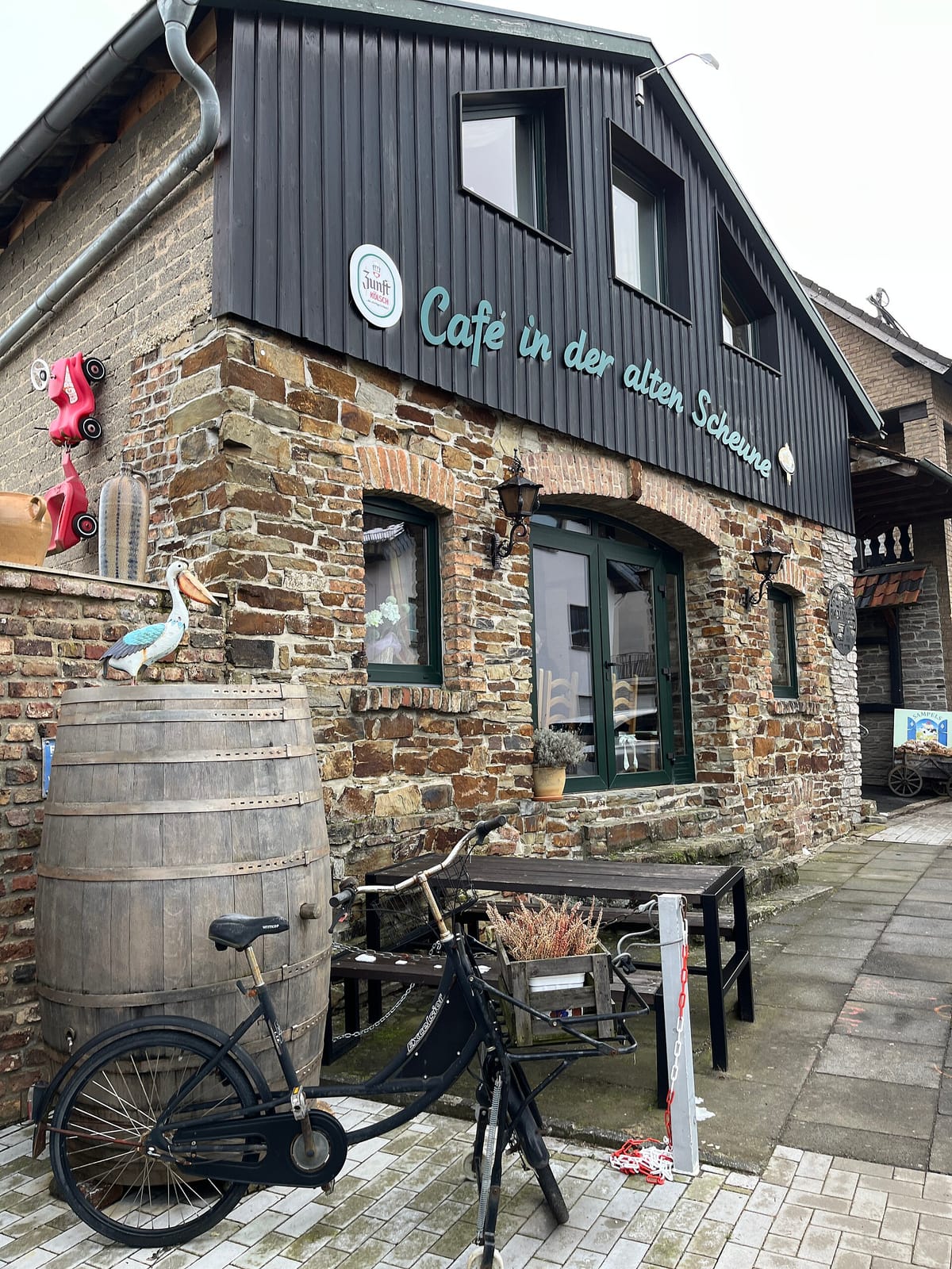 Cafe in der alten Scheune