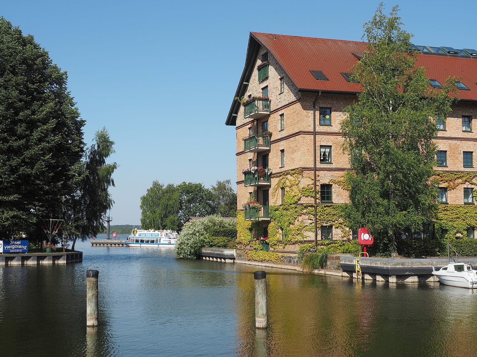 Hafencafe im Speicher