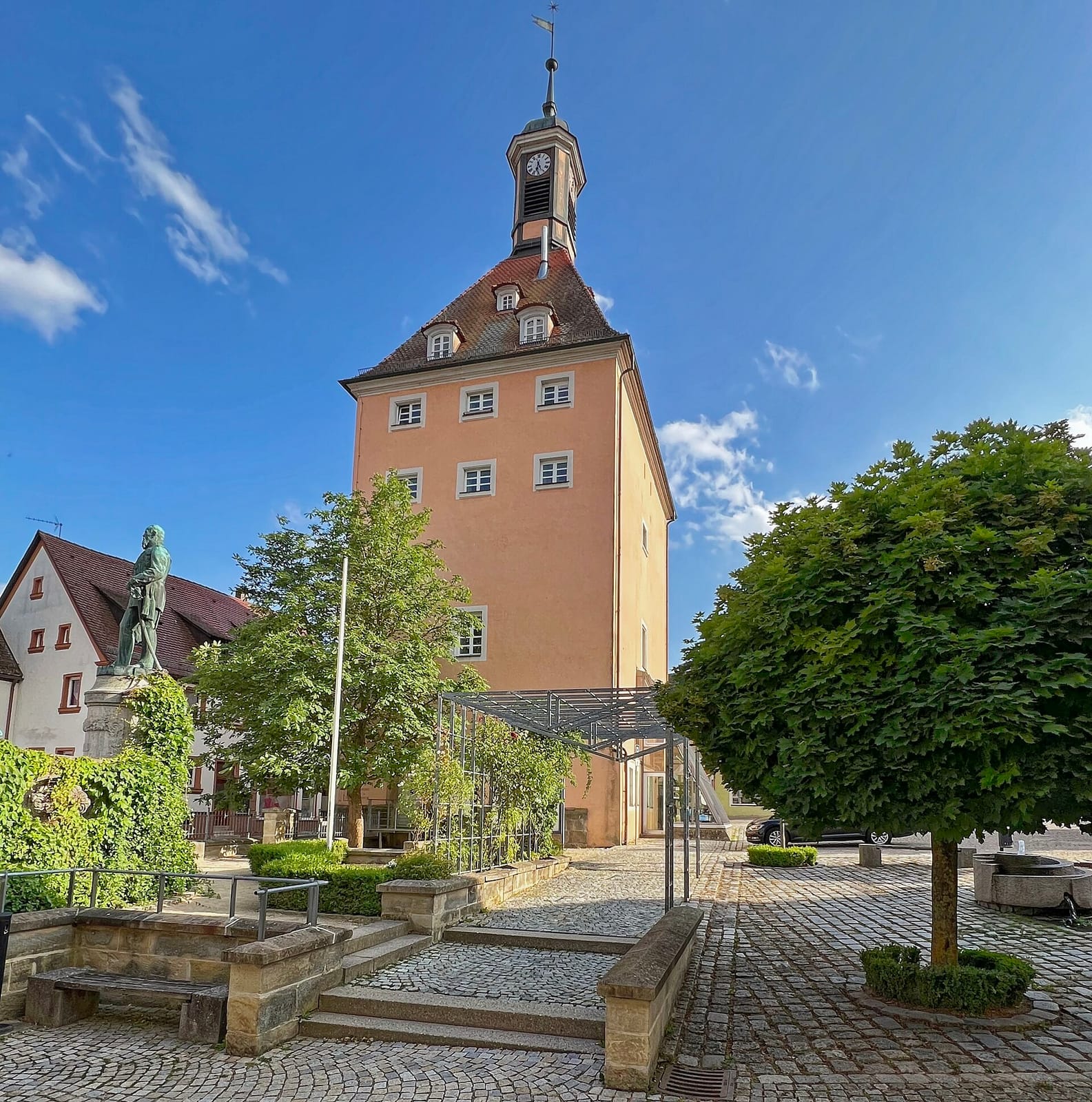 Stoff am Turm
