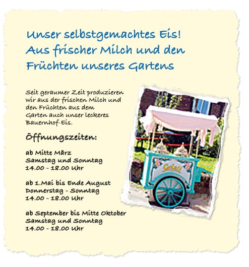 Bauernhof-Eis & Ferienwohnungen, Ebeling