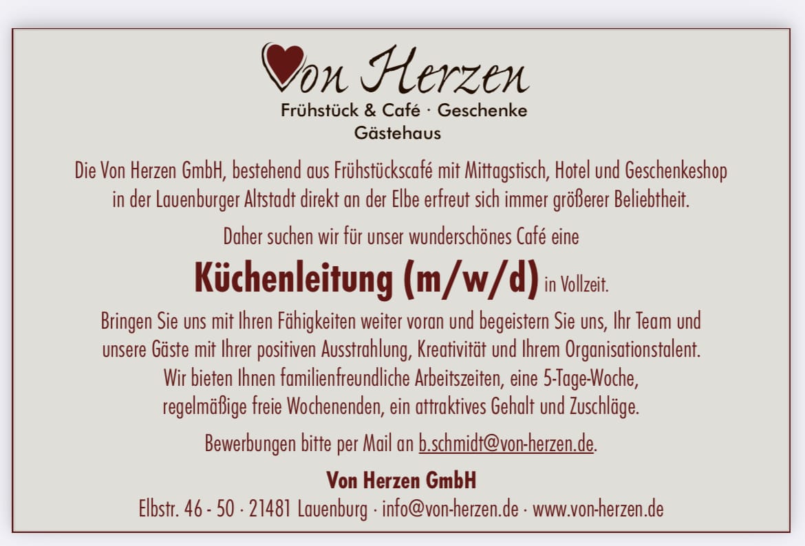 von Herzen