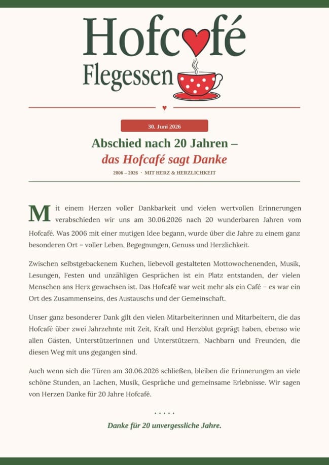 Hofcafé Flegessen