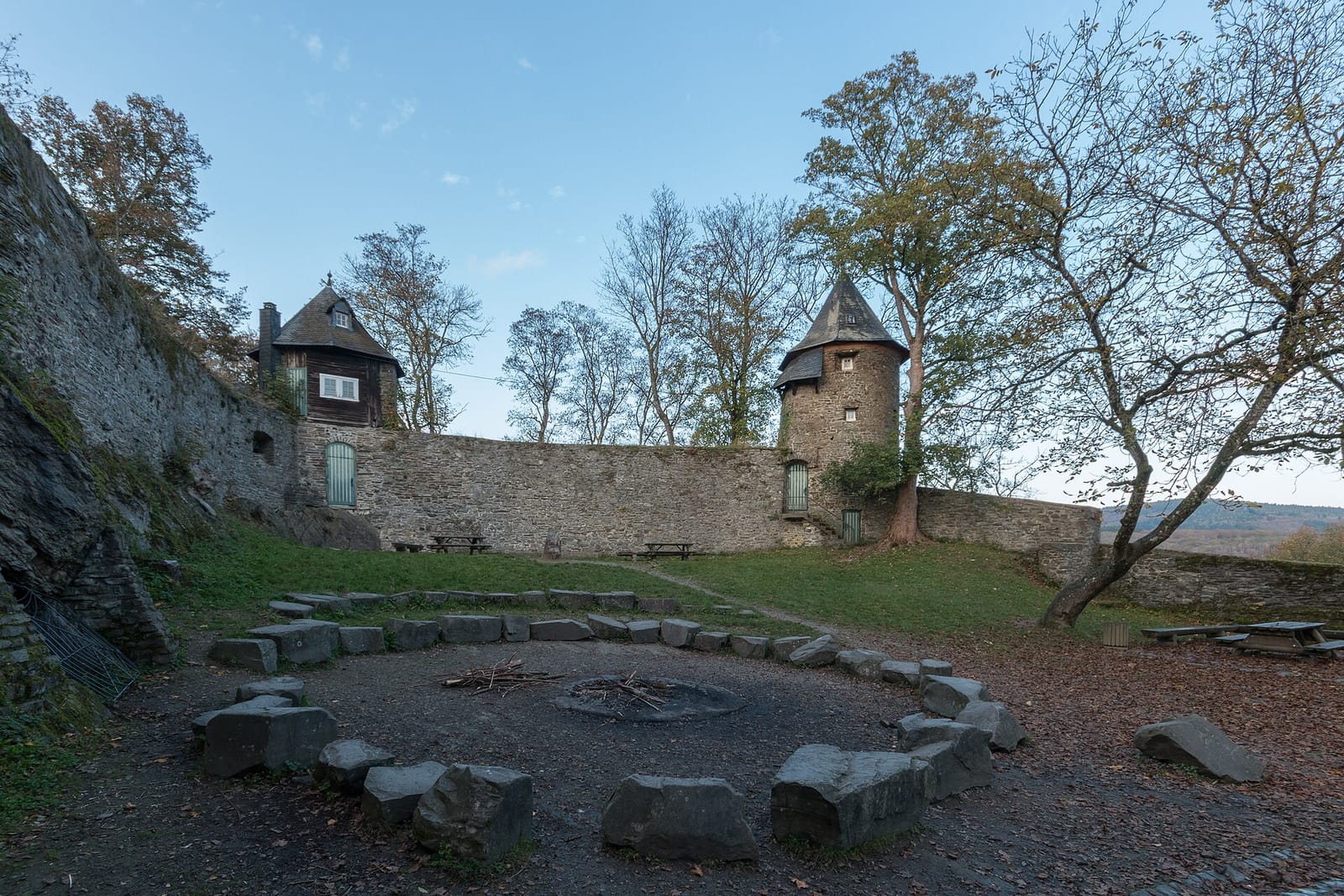 Café auf der Burg