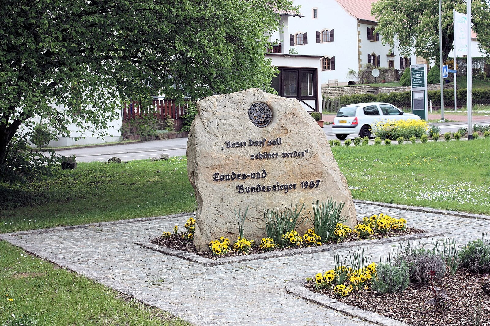 Biergarten im Jagdschloss Karlsbrunn