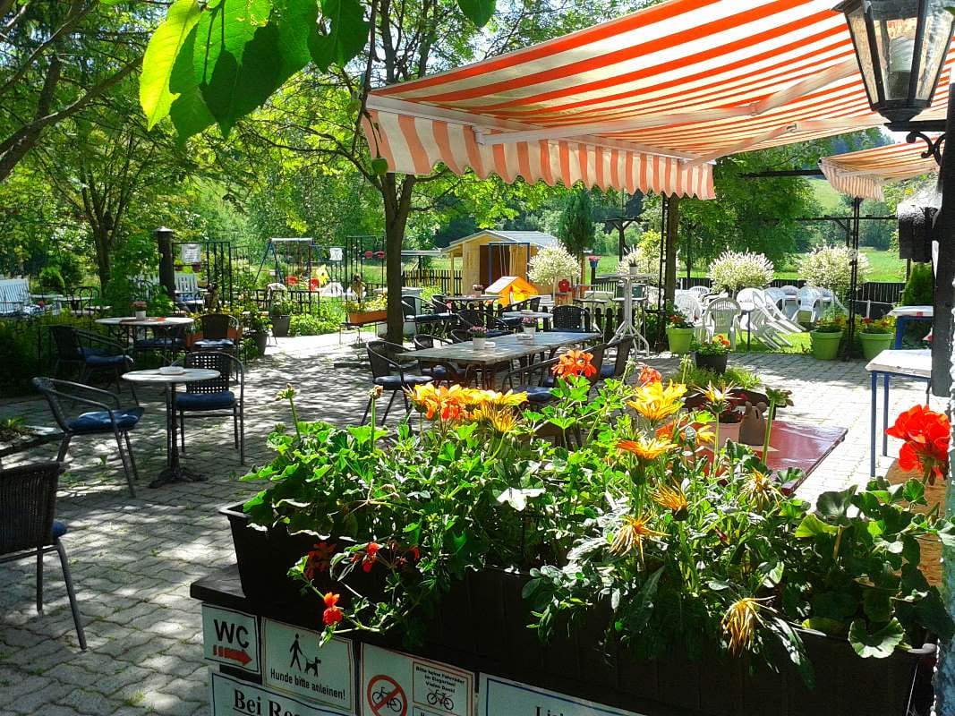 Lösermühle mit Eisgarten-Sonnenschein
