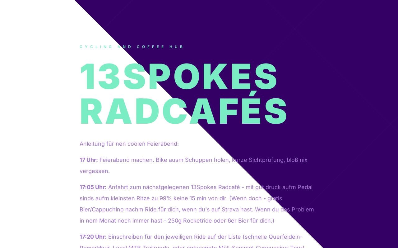 13spokes Radcafé