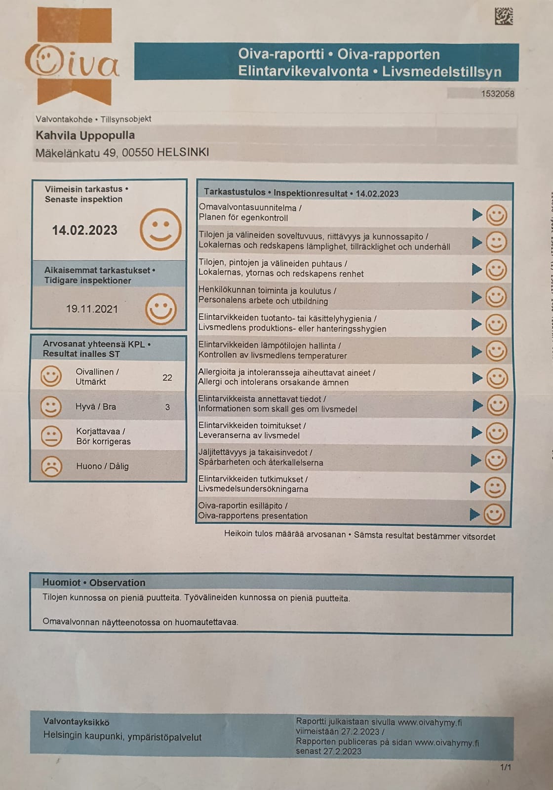 Lounaskahvila Uppopulla