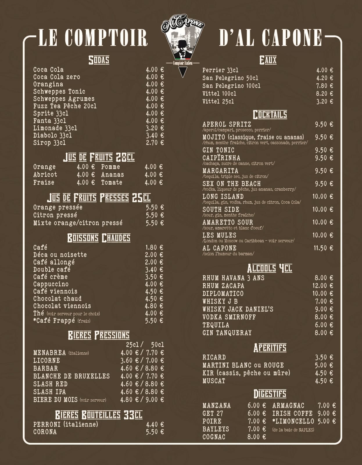 Le Comptoir d’Al Capone