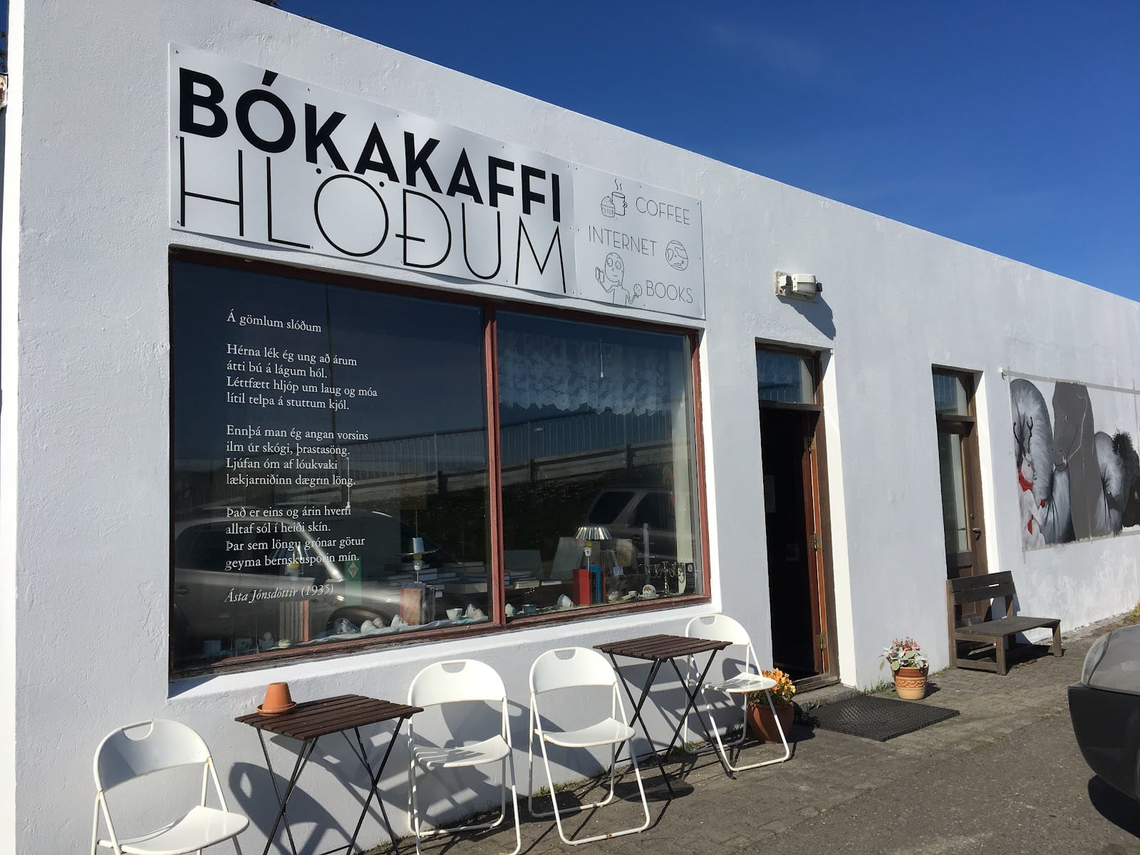 Bókakaffi Hlöðum