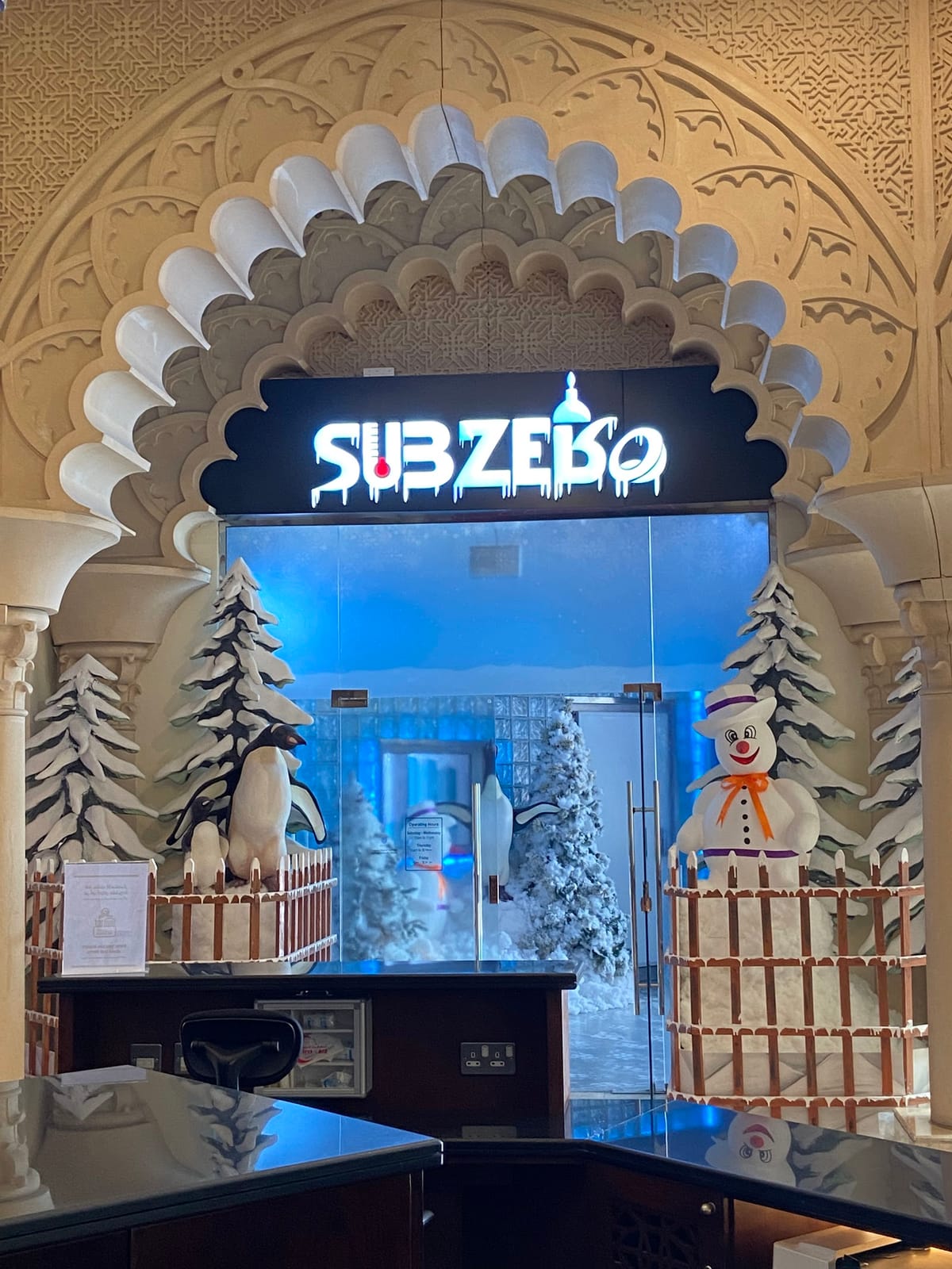 Subzero cafe