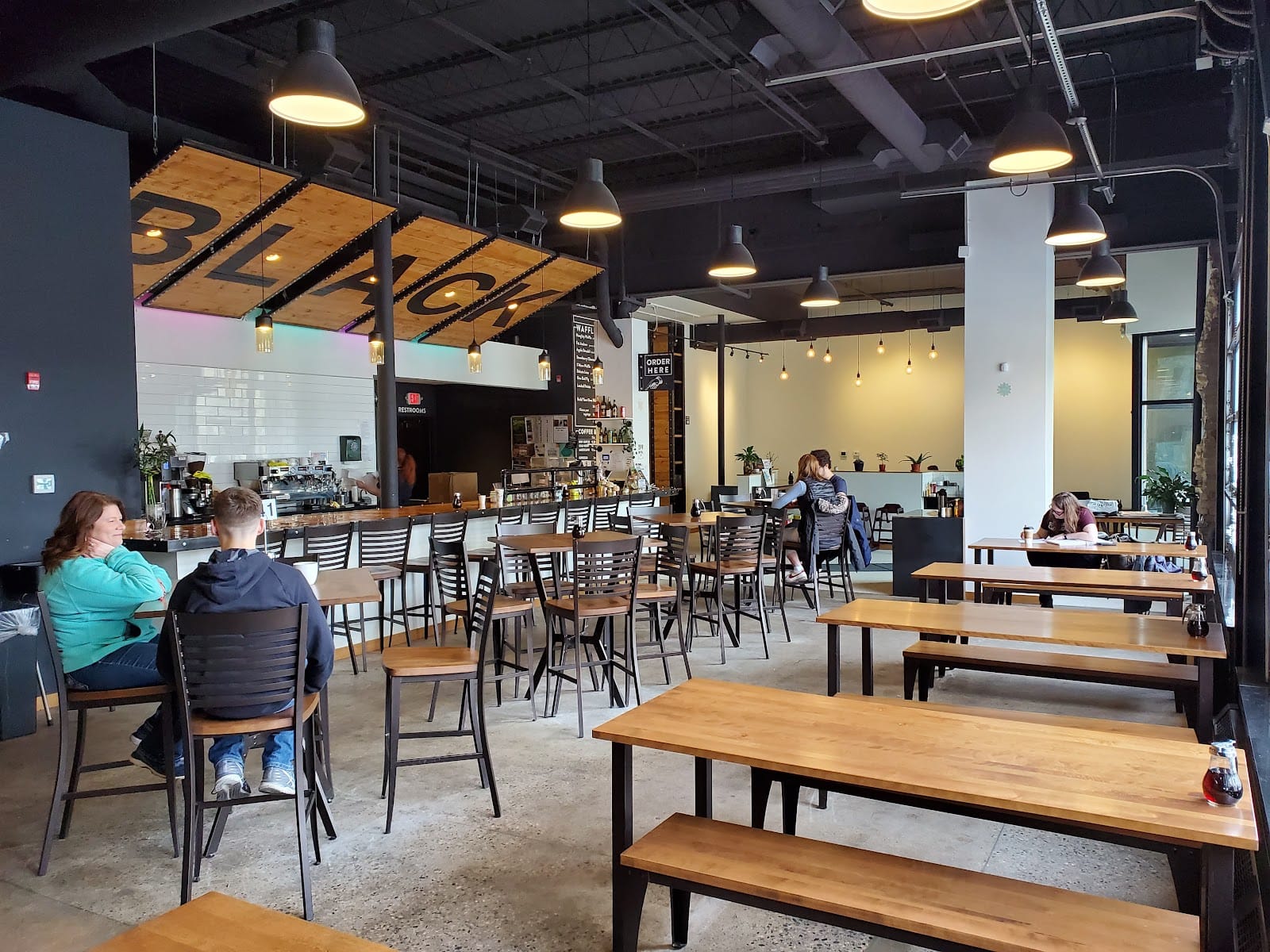 Black Coffee and Waffle Bar
