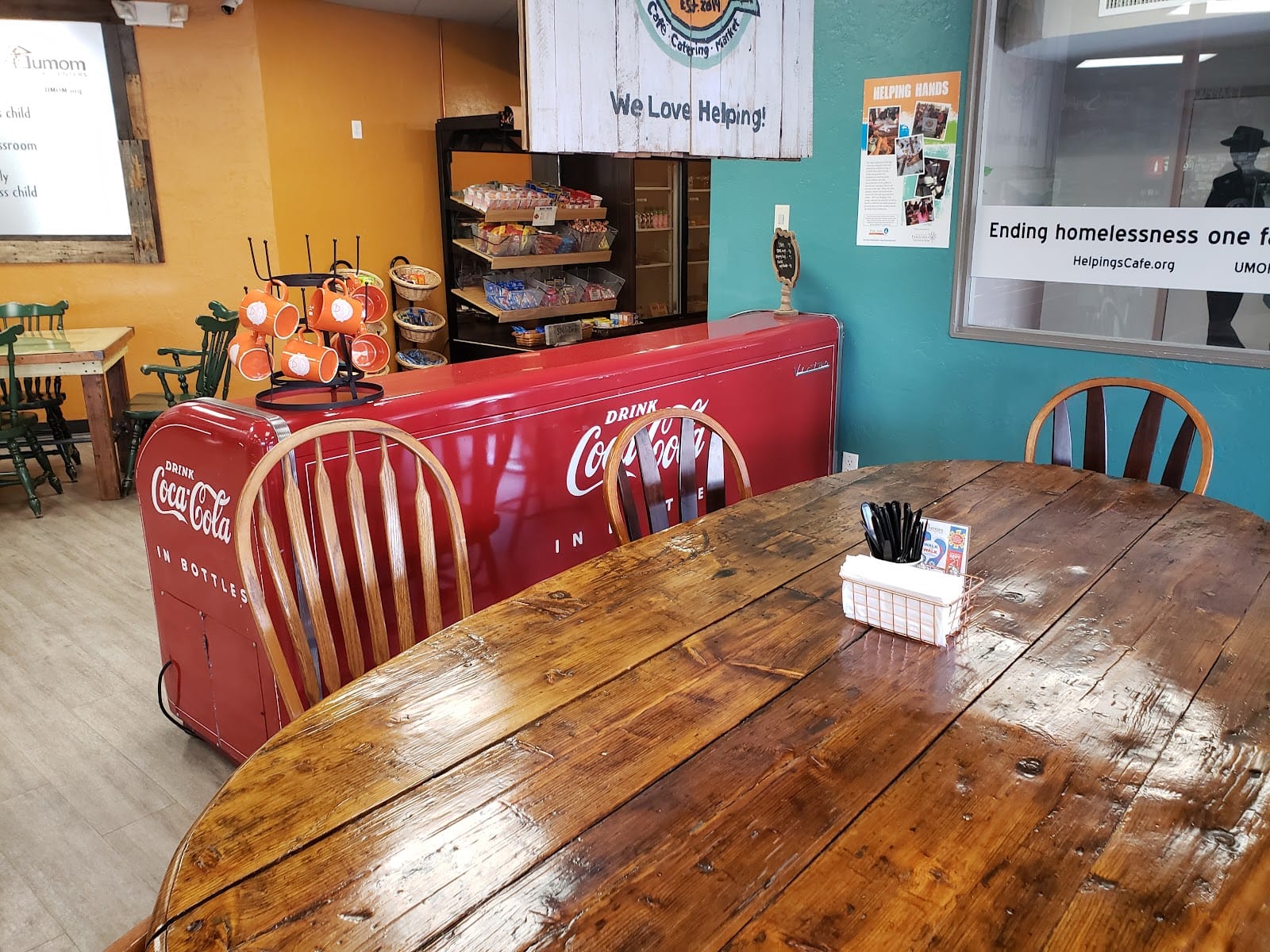 Helpings Café at UMOM New Day Centers