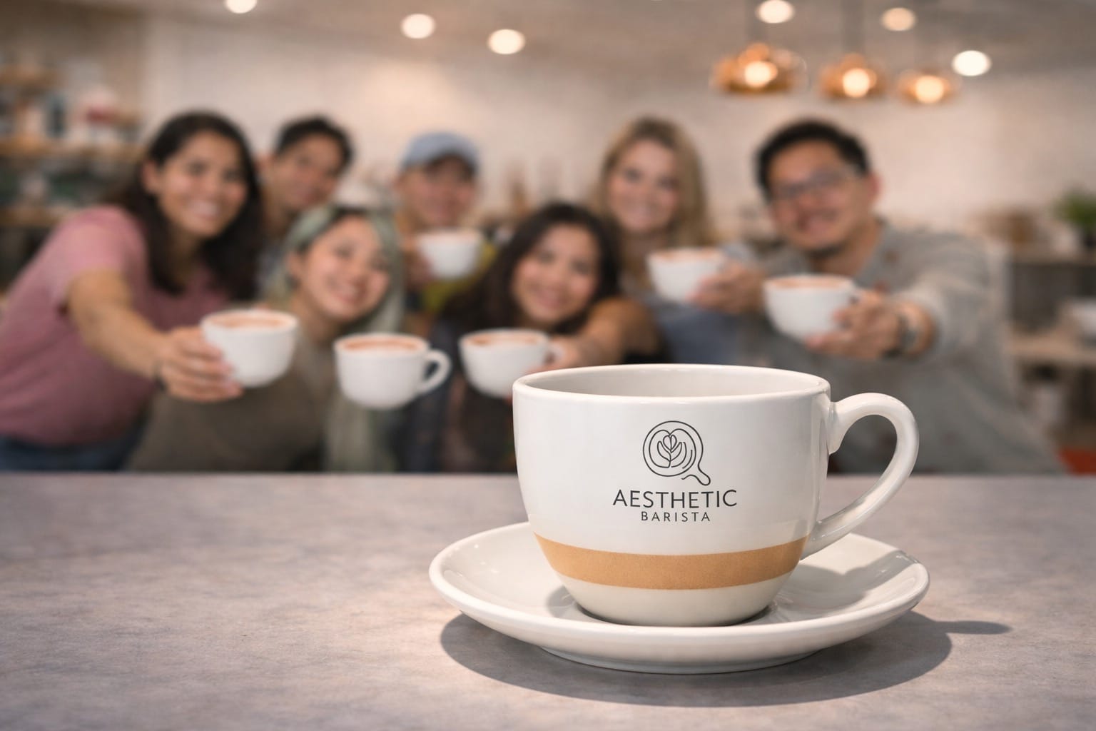 Aesthetic Barista Latte Art Class @Jiaren Cafe