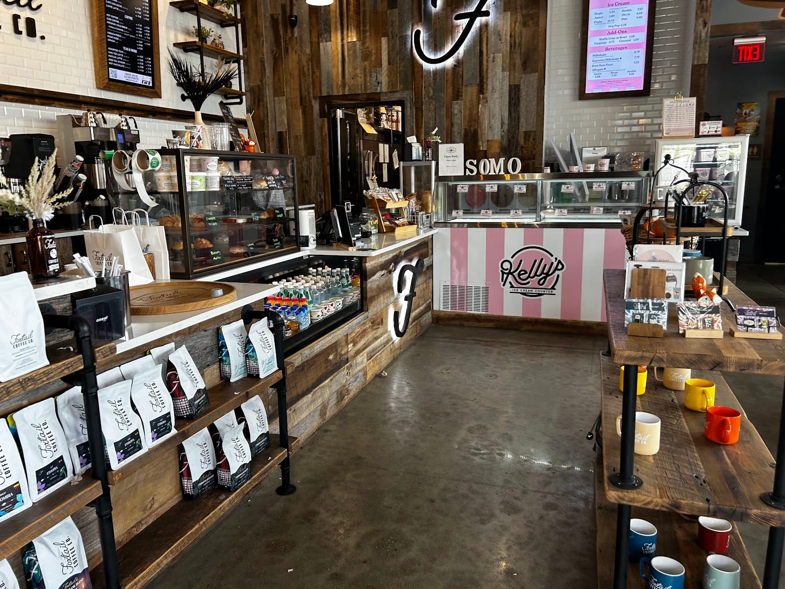 Foxtail Coffee Co. & Kelly's Homemade Ice Cream - SoMo Walls