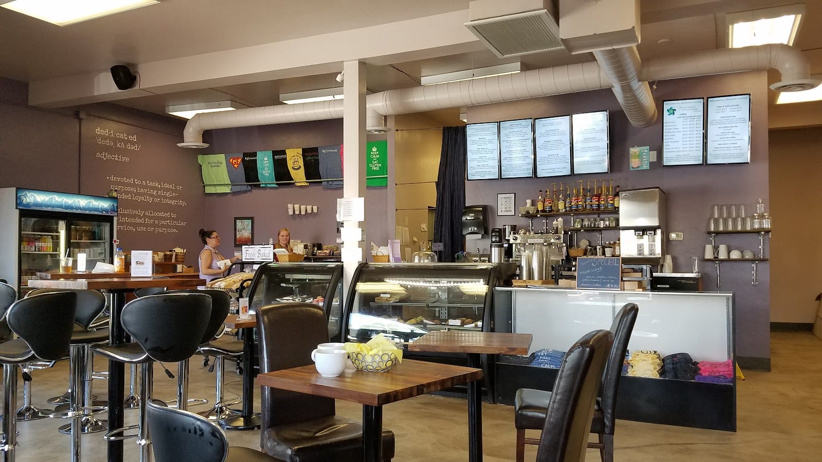 dedicated. a gluten free bakery & coffee shop