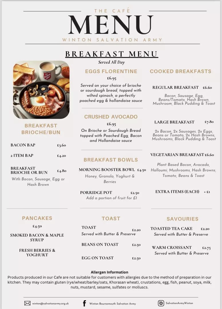 Winton Salvation Army Cafe