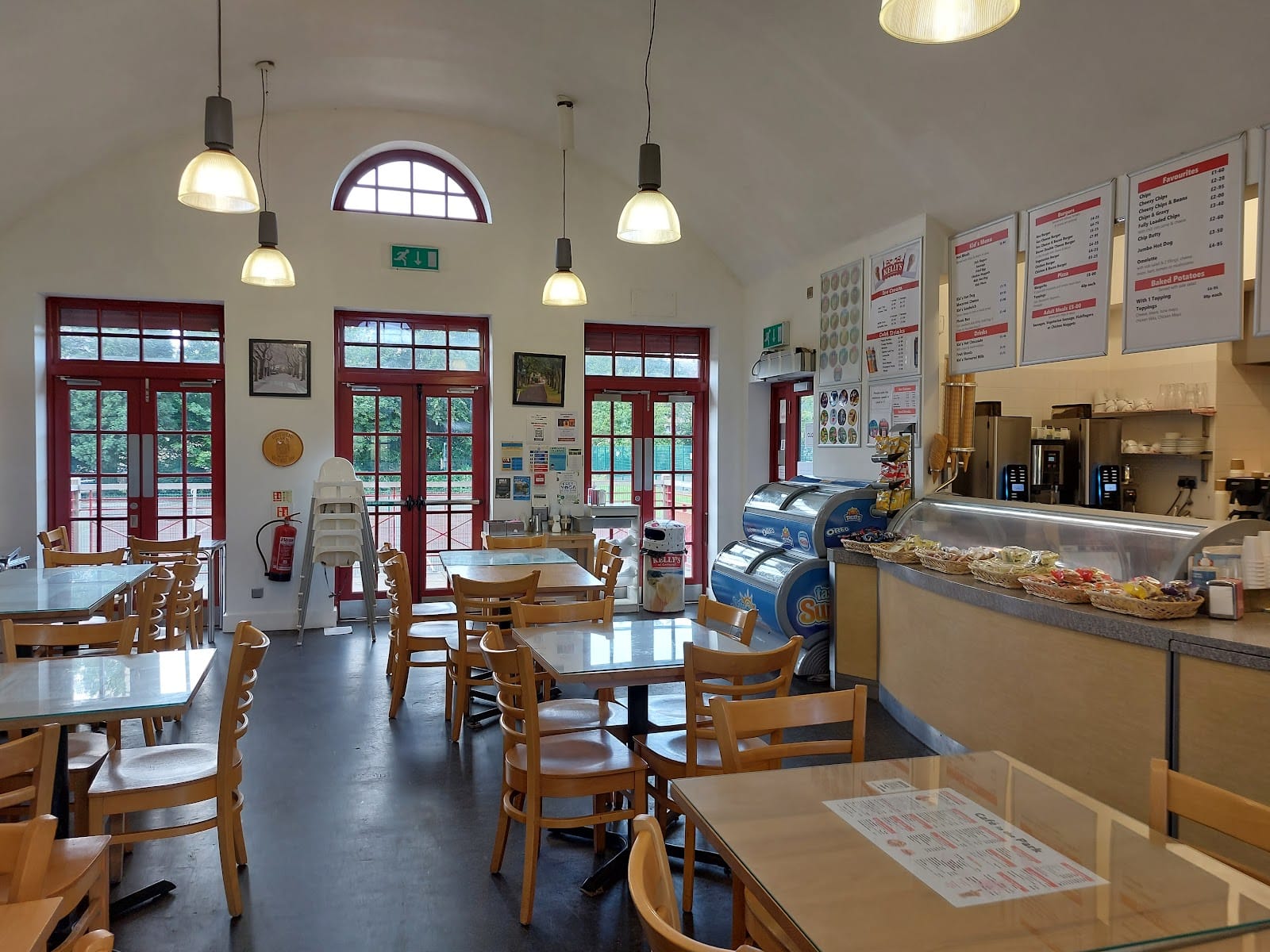Cafe in the park