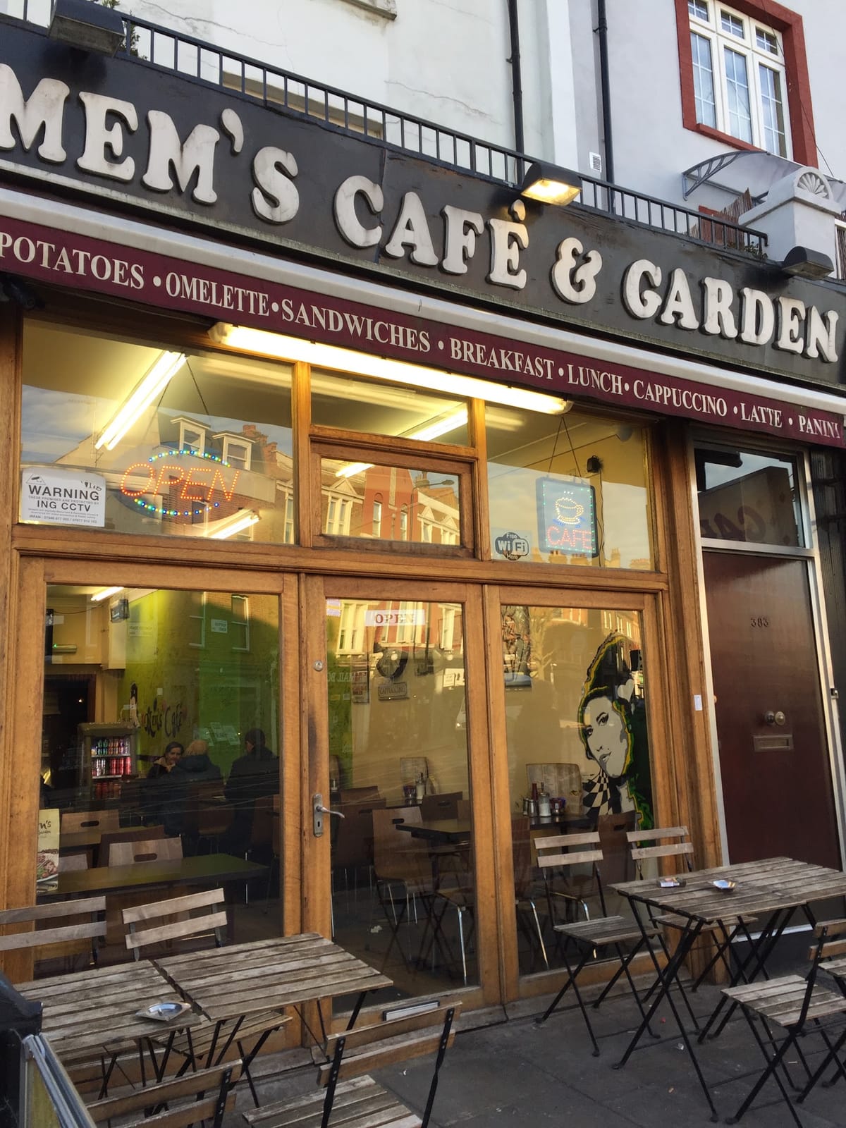 Mems Cafe Kentish Town