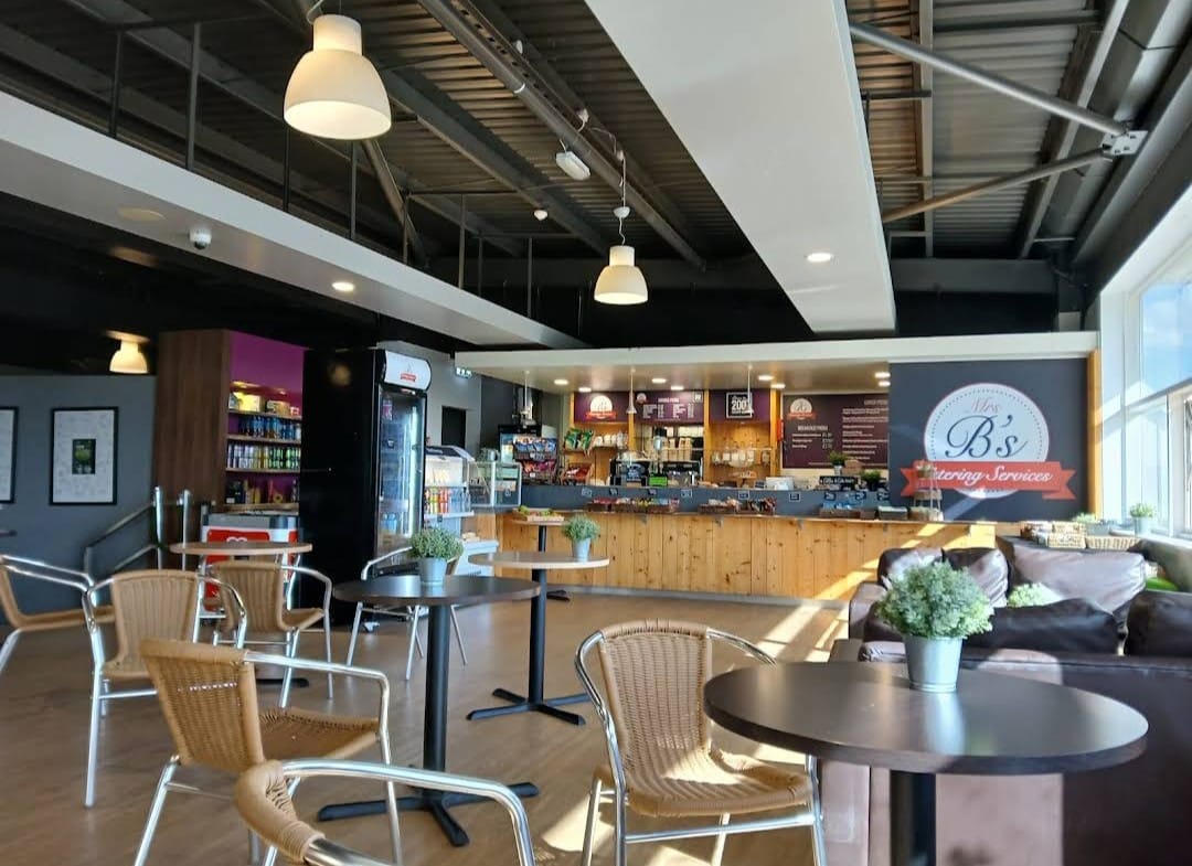 Nottingham Tennis Tentre café (by Mrs B's Catering cafe)