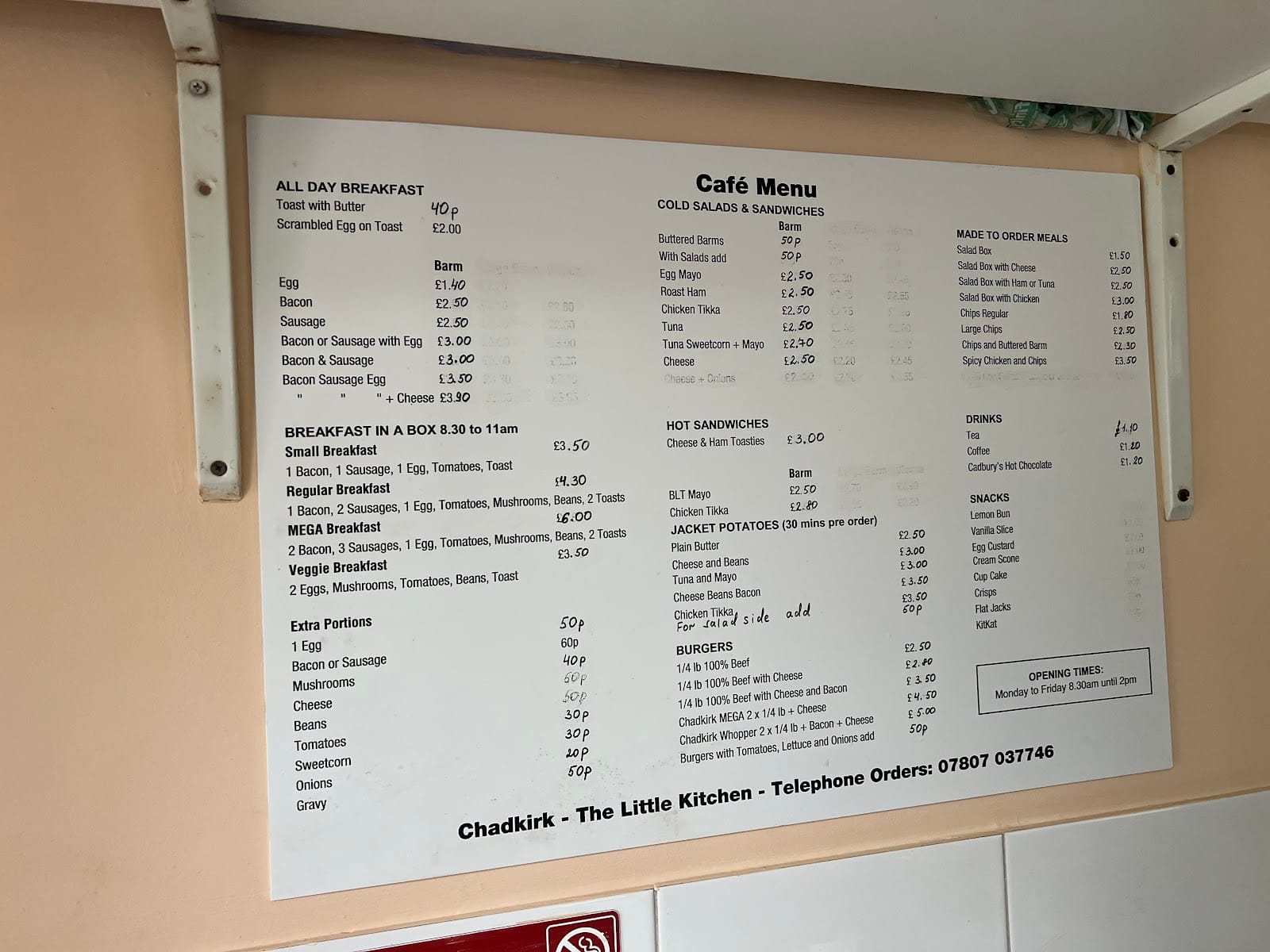 Cafe Chadkirk Little Kitchen