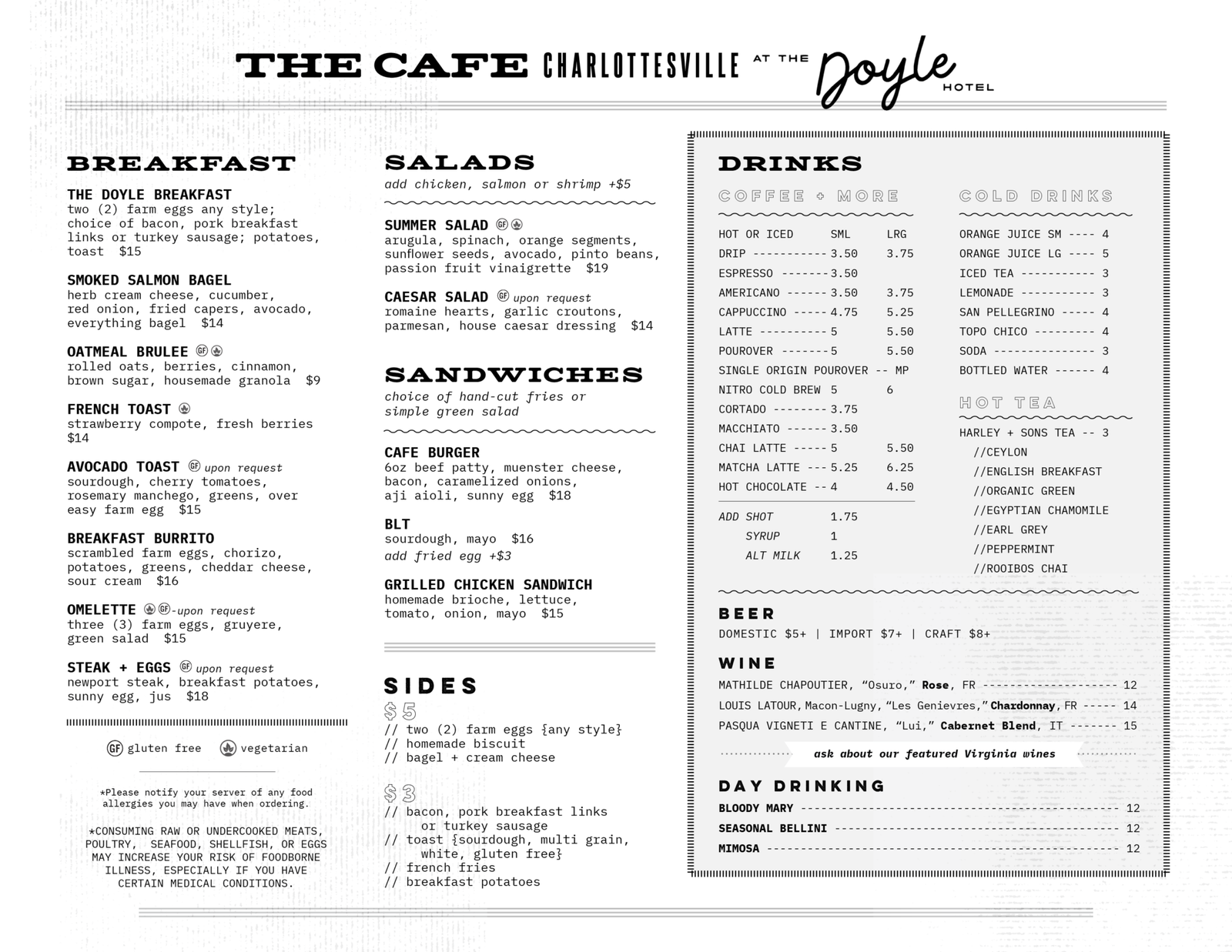The Café at The Doyle Hotel