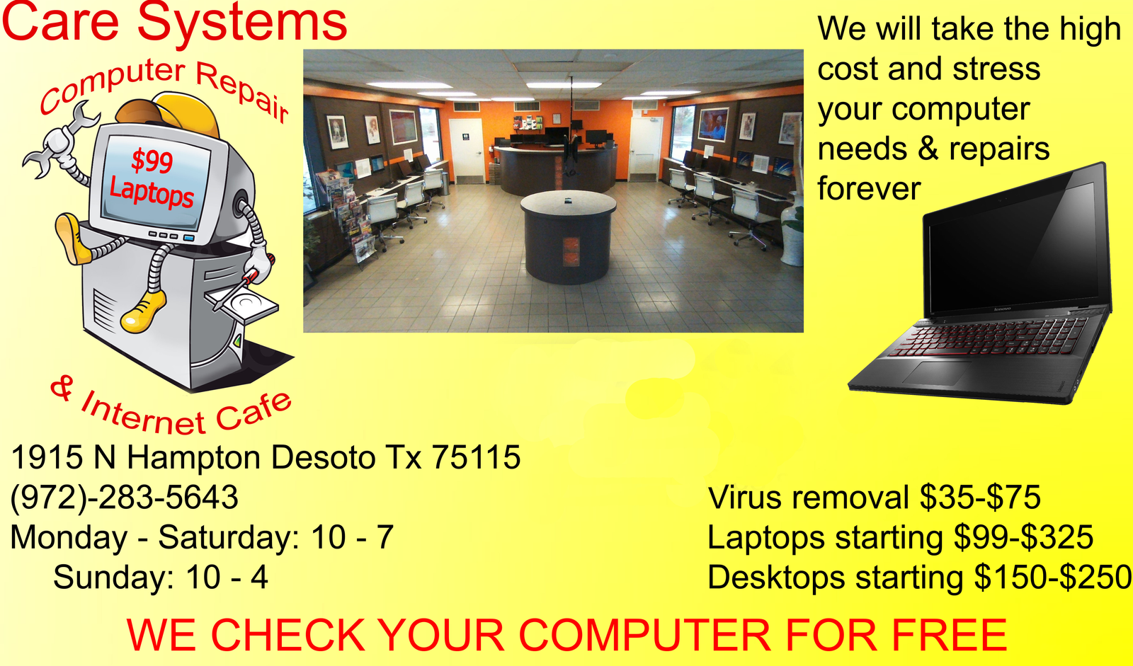 Care Systems Computer Repair and Sales