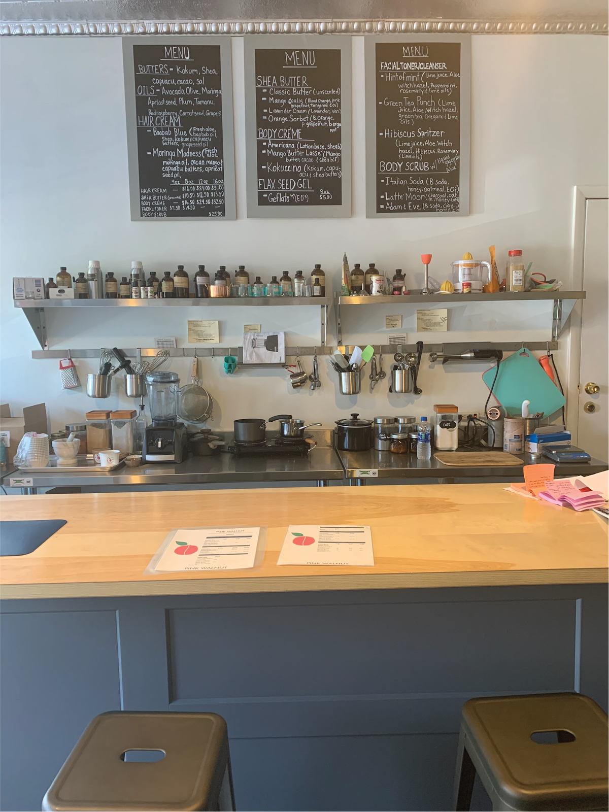 Pink Walnut Body Care Bistro