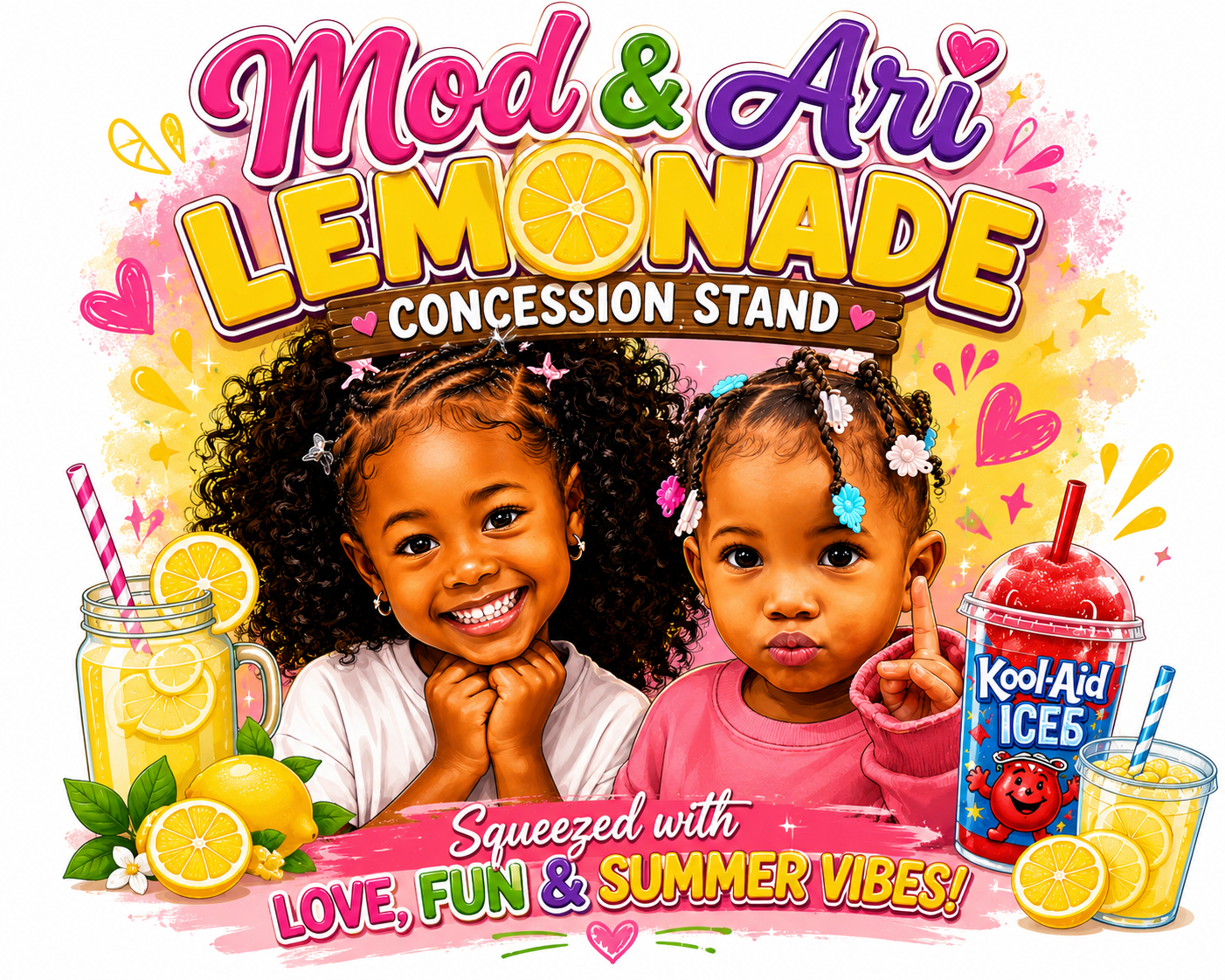 Mod&Ari Lemonade concession stand