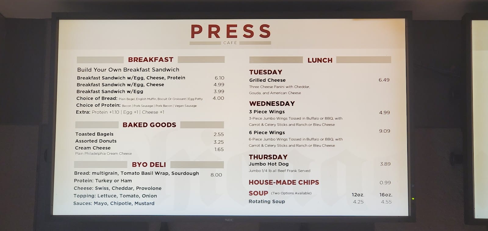 Press Cafe