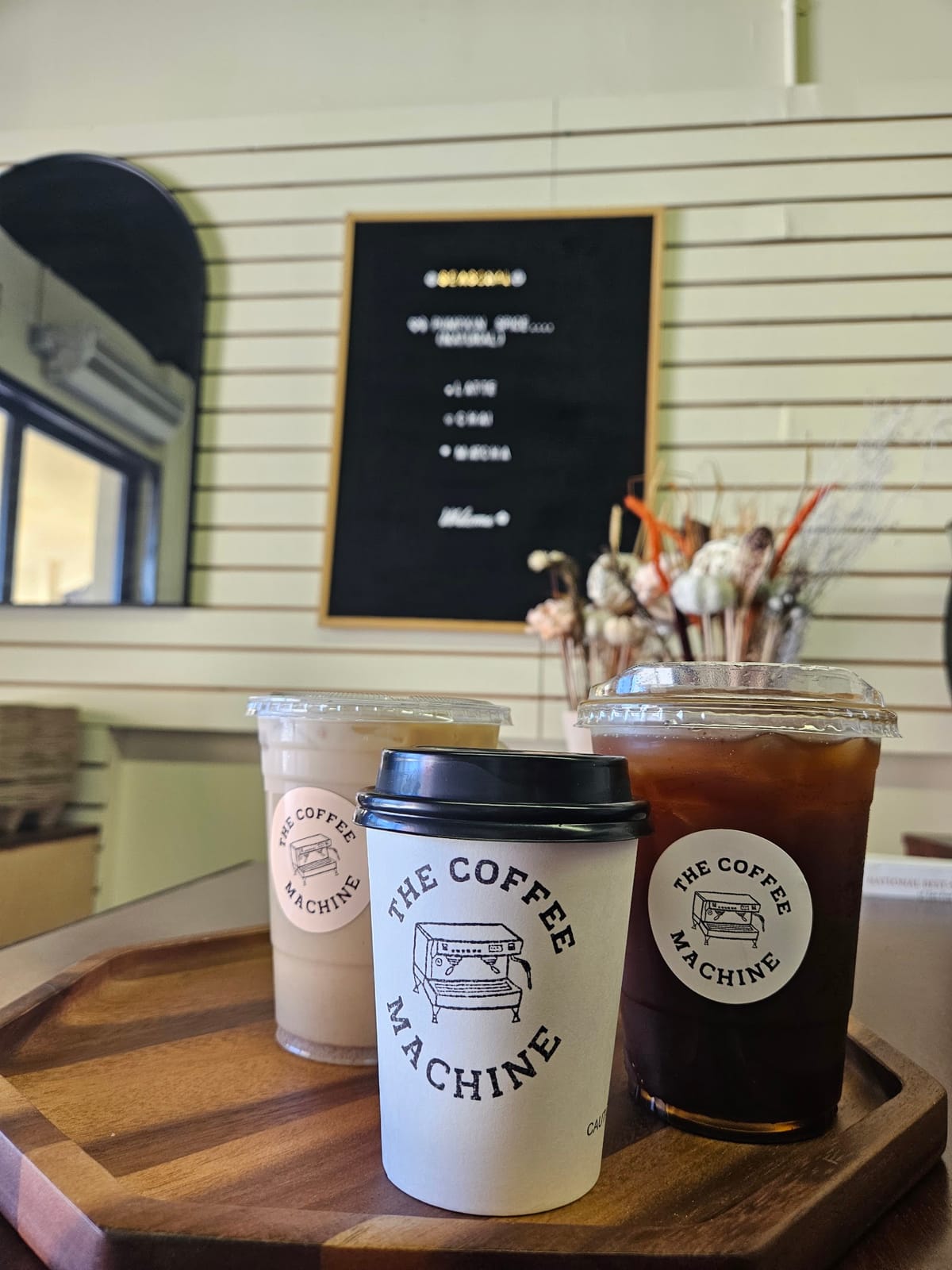 The coffee machine