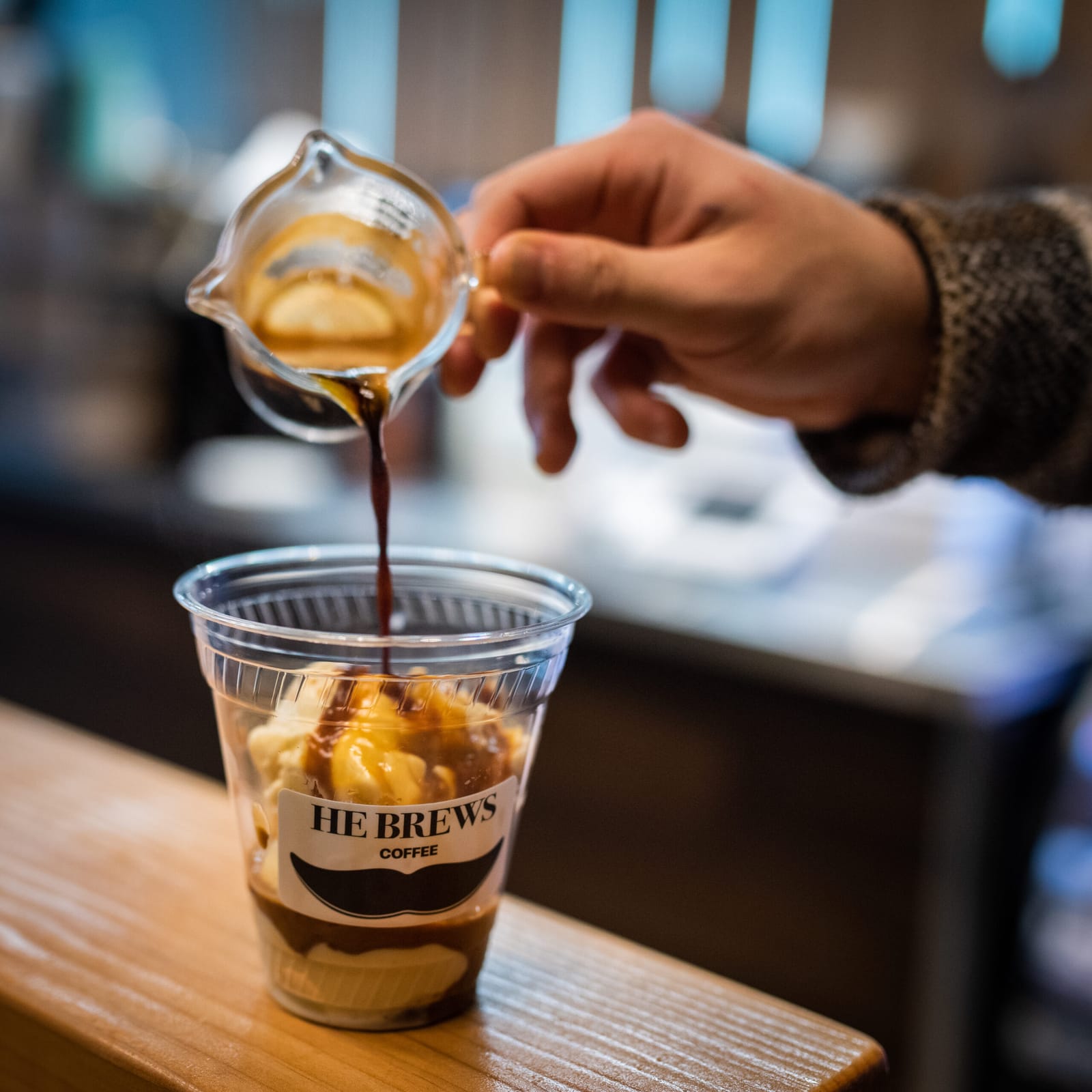 He Brews Coffee