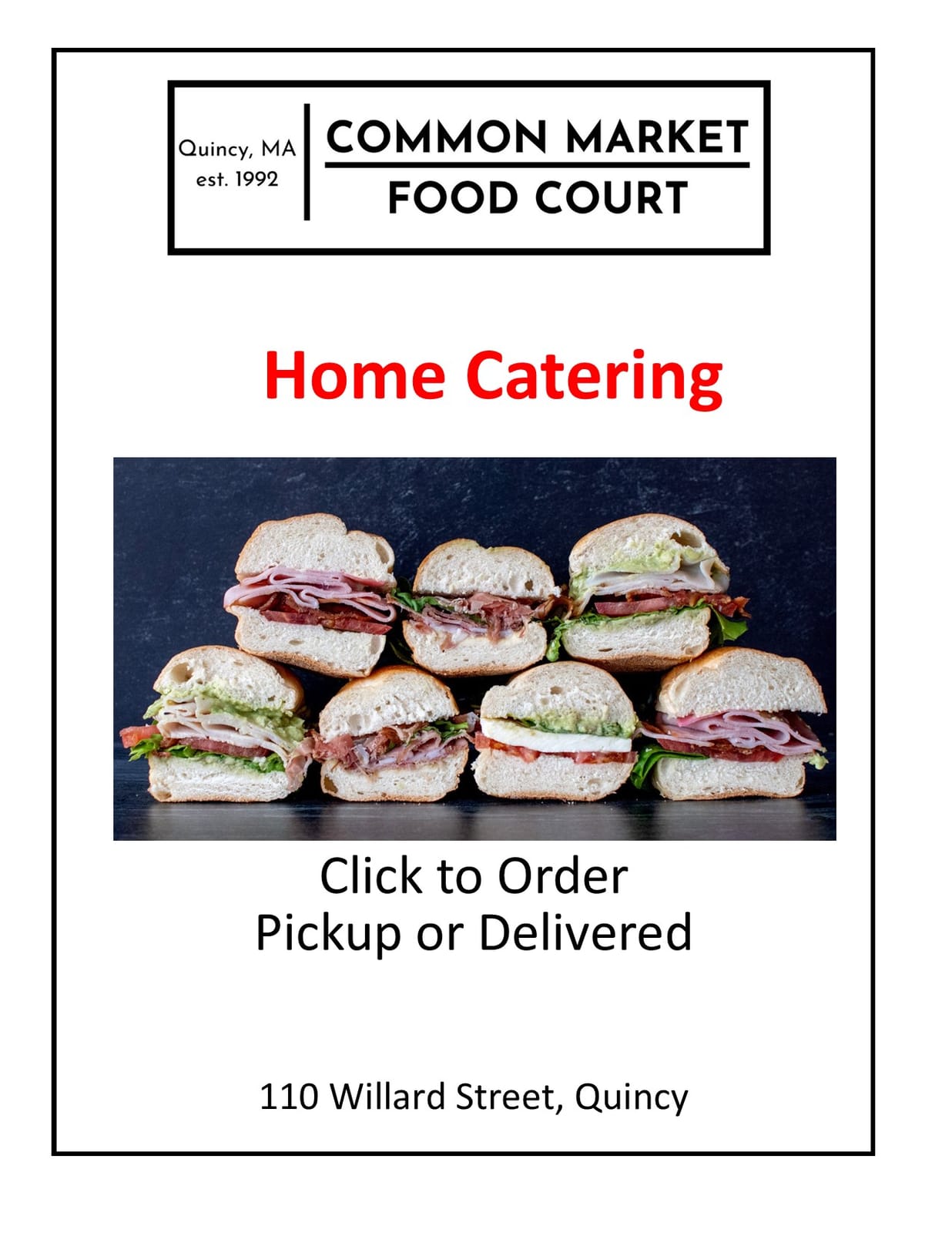 Common market food court - pasta cafe