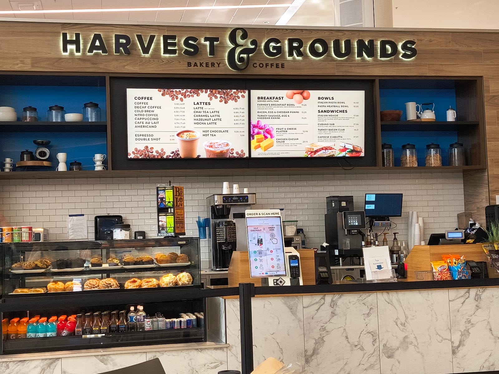 Harvest & Grounds and Raw Juice