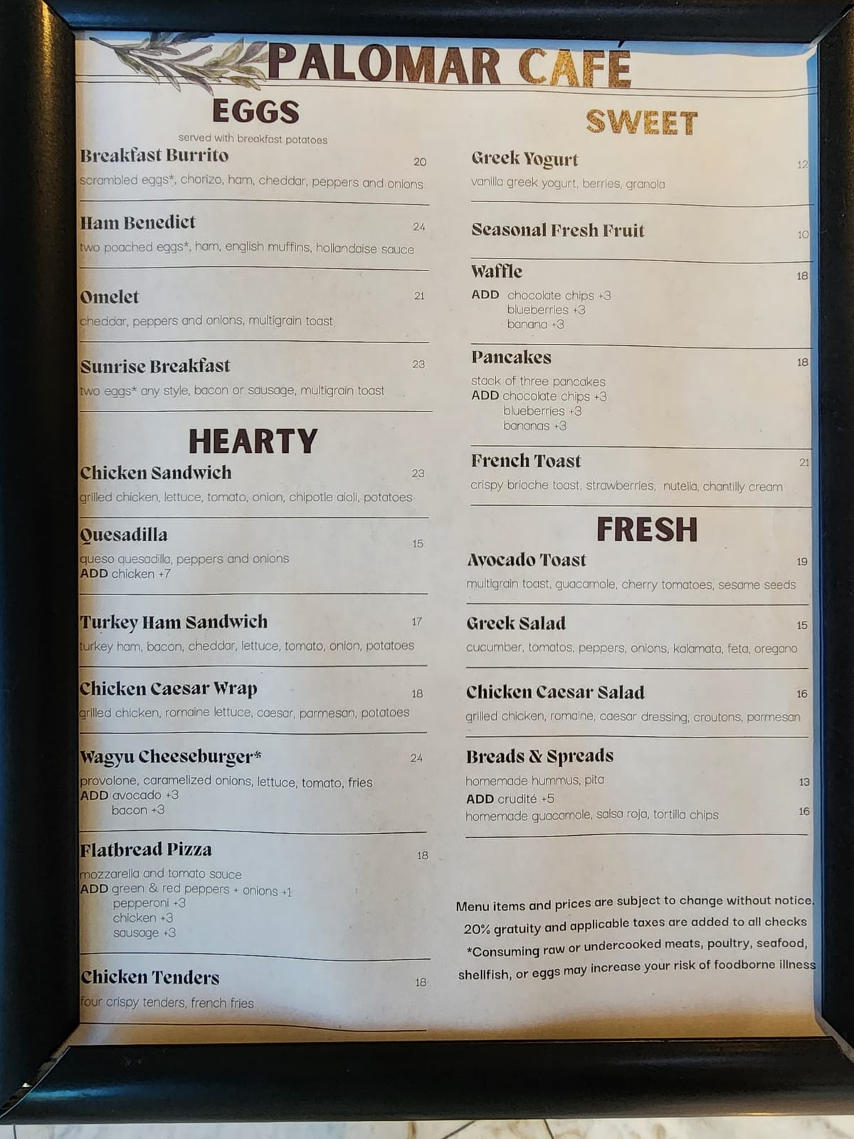 Palomar Cafe