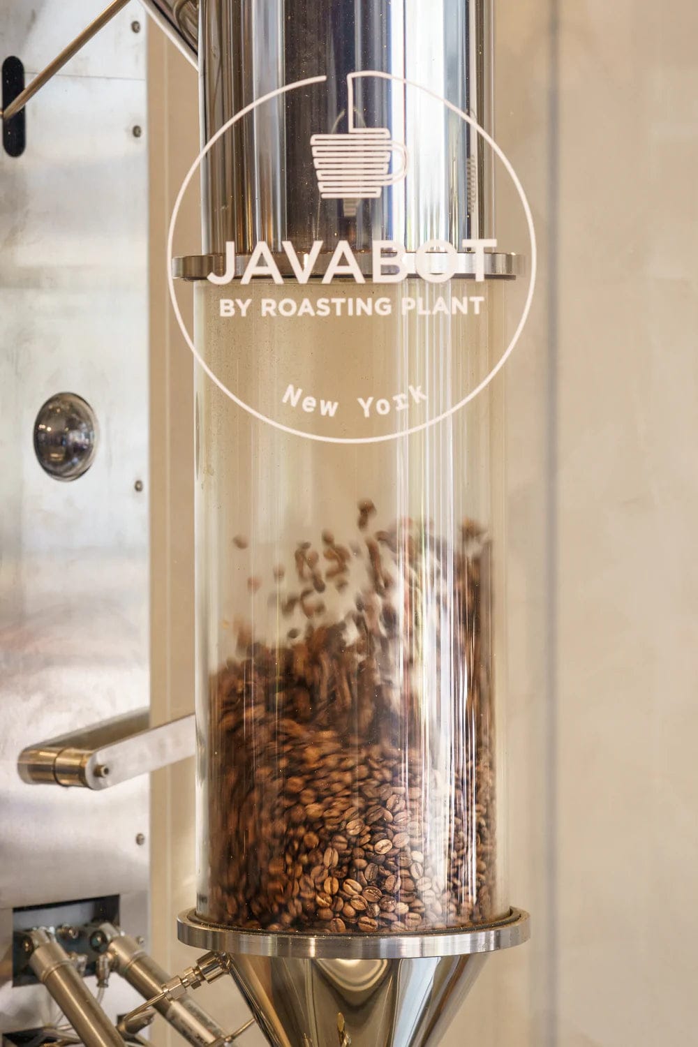 Roasting Plant Coffee in The Fresh Market