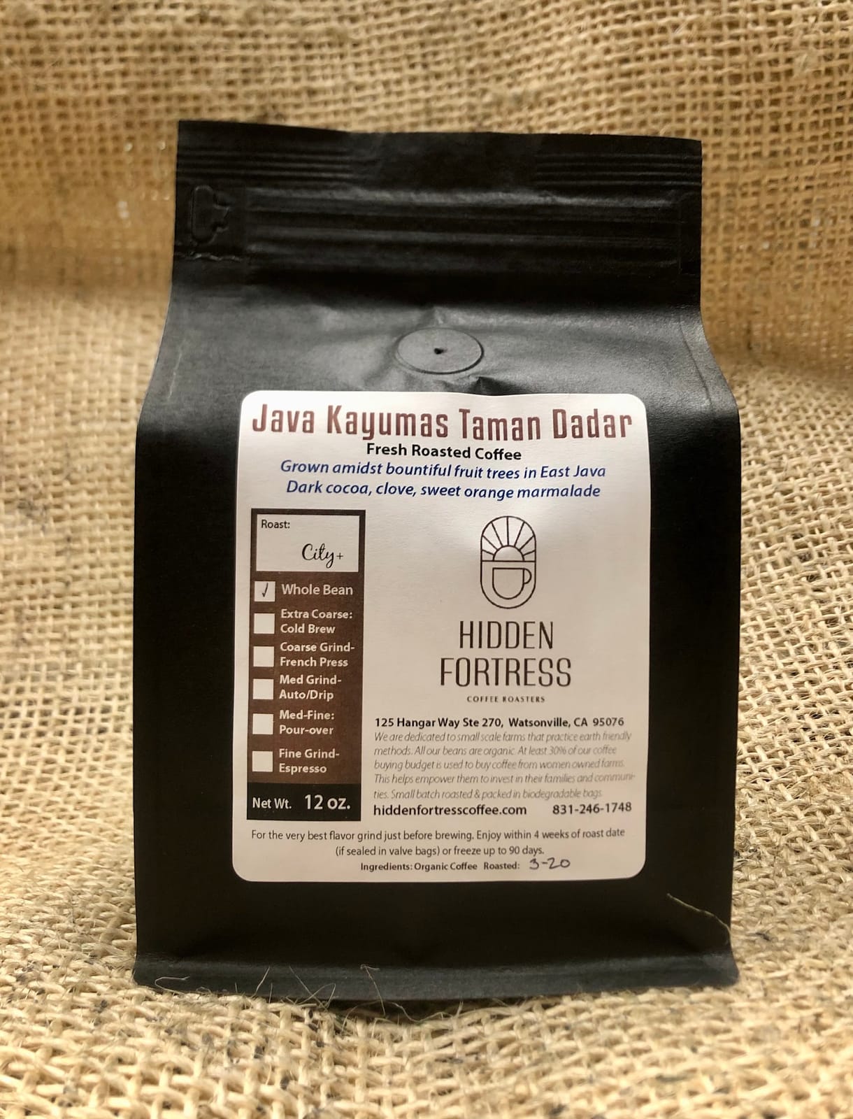 Hidden Fortress Coffee @ Cruzio