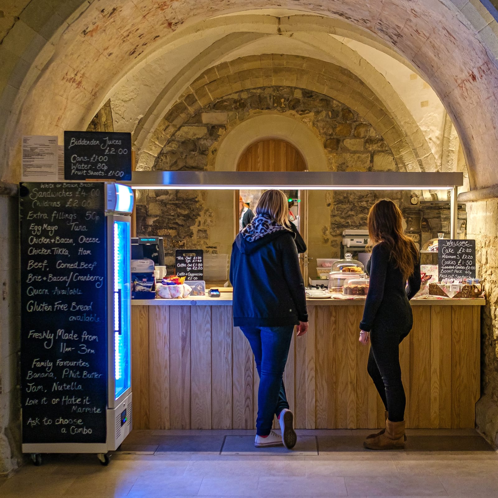 Crypt Cafe at Rochester Cathedral