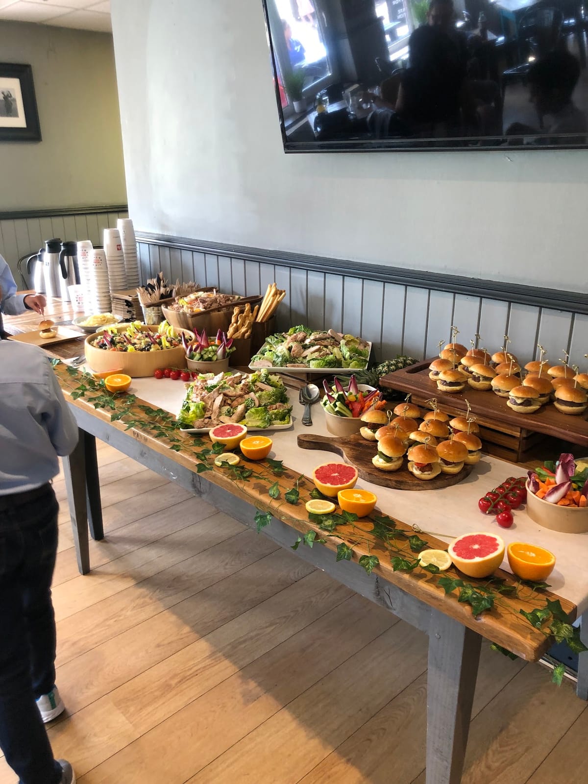 The Clubhouse Bar & Cafe and party venue at Sandown Park Golf Centre