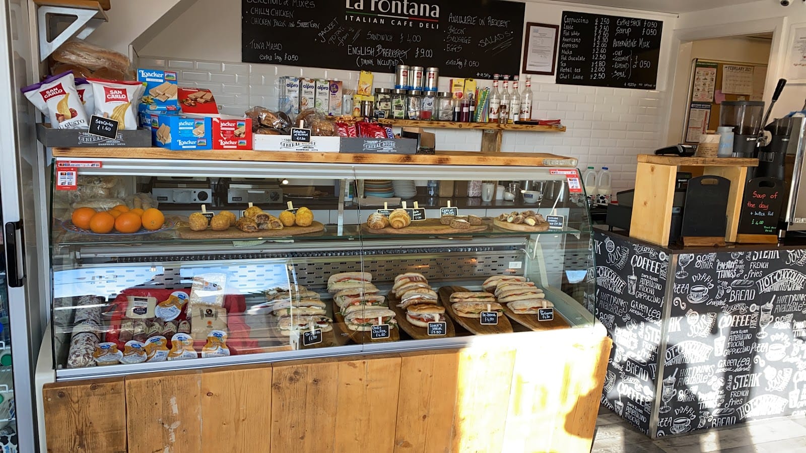 La Fontana Cafe Deli Thames Ditton