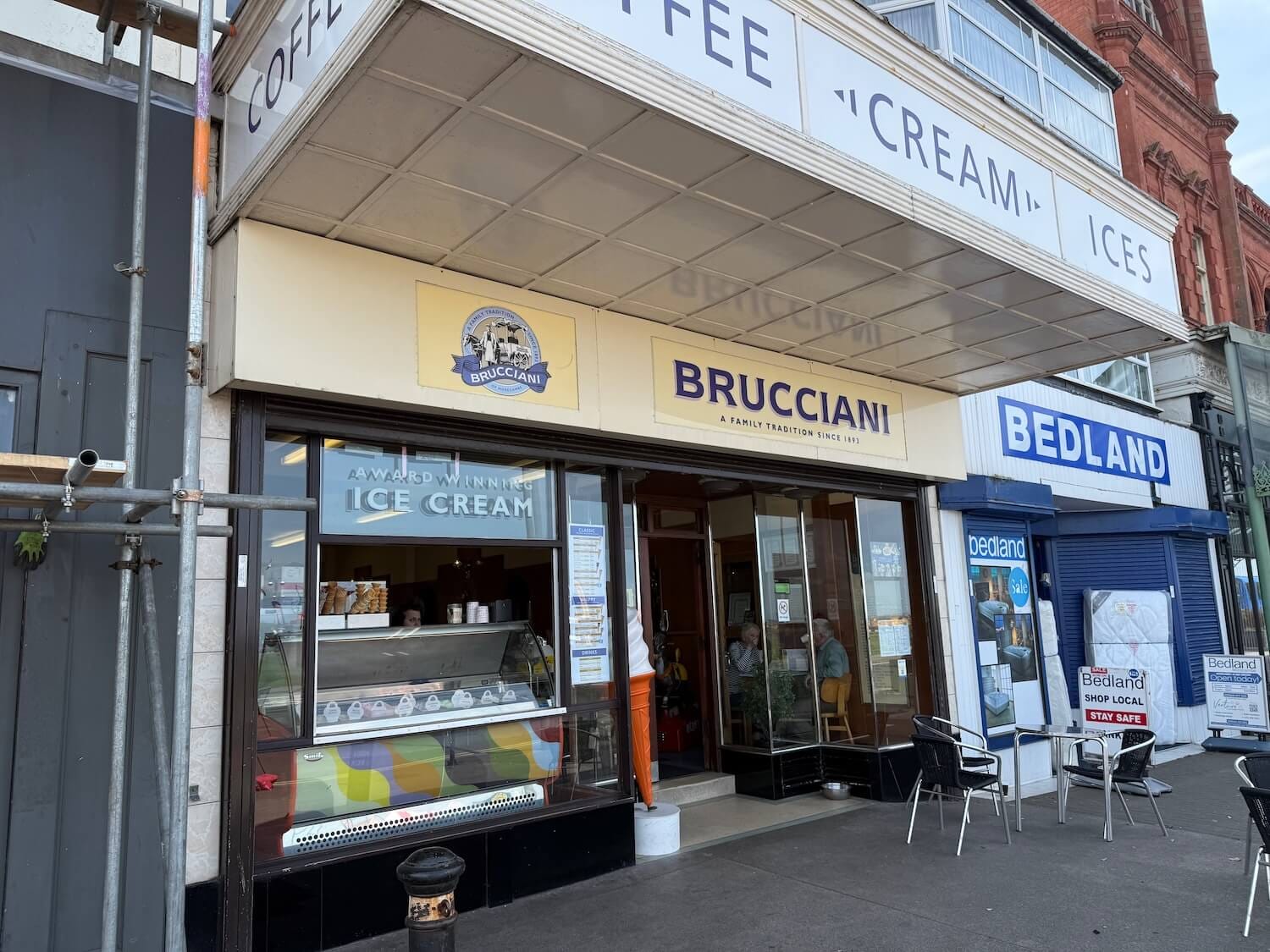 Brucciani’s Art Deco Coffee Shop & Ice Cream Parlour