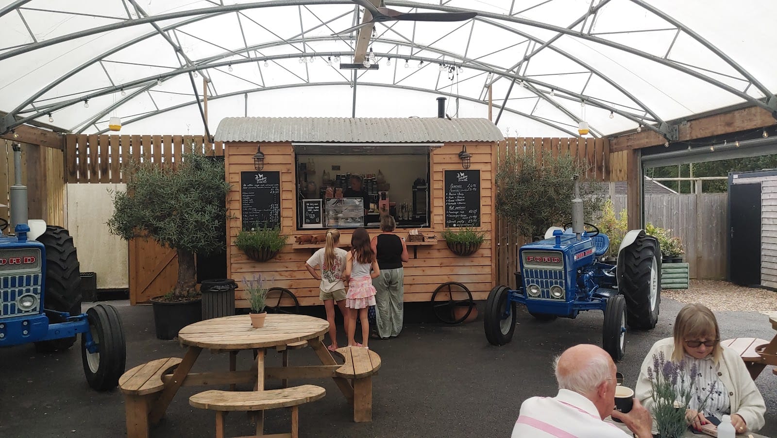 Coffee Hut at Ferndene Farm Shop