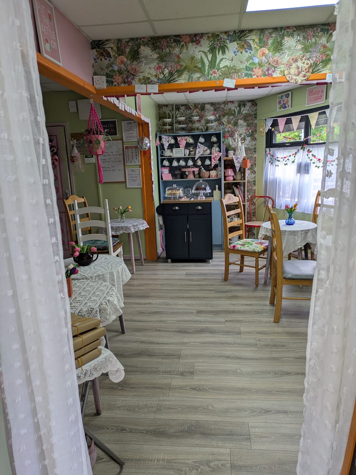 Tea room and cakes by Sharon Webster