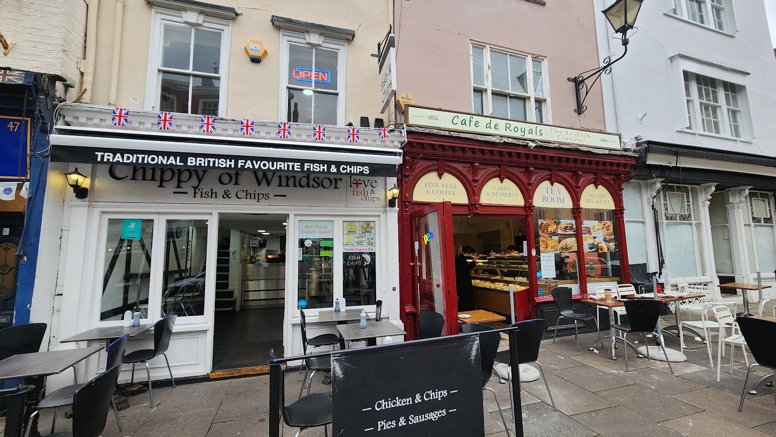 Cafe de Royals, The British Flavour