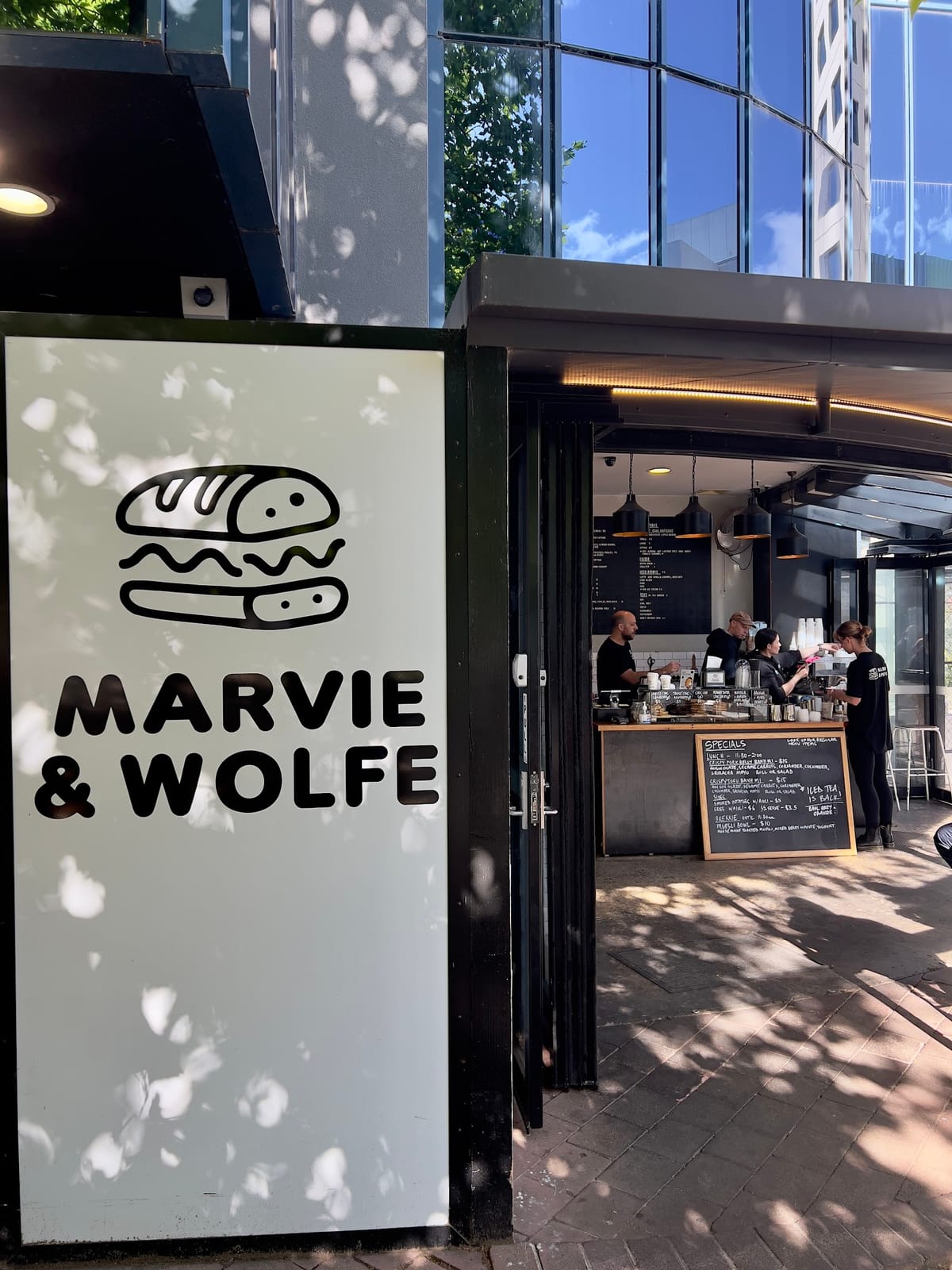 Marvie and Wolfe - Cafe