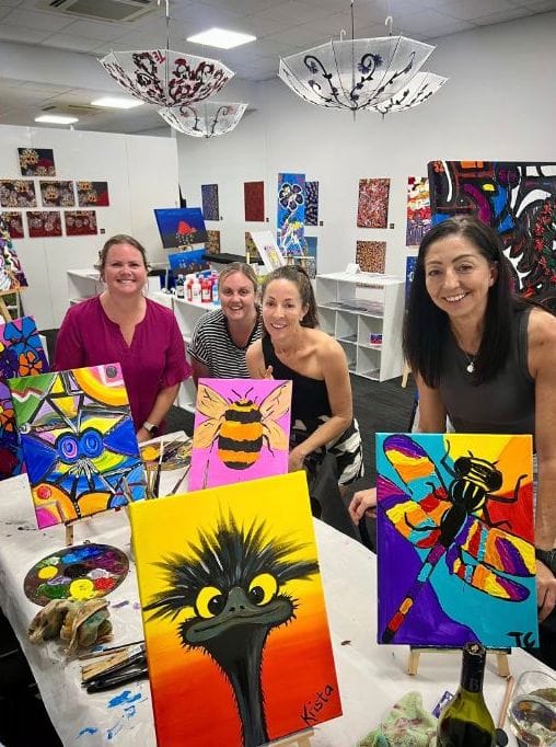 PAINT AND SIP Workshops Darwin
