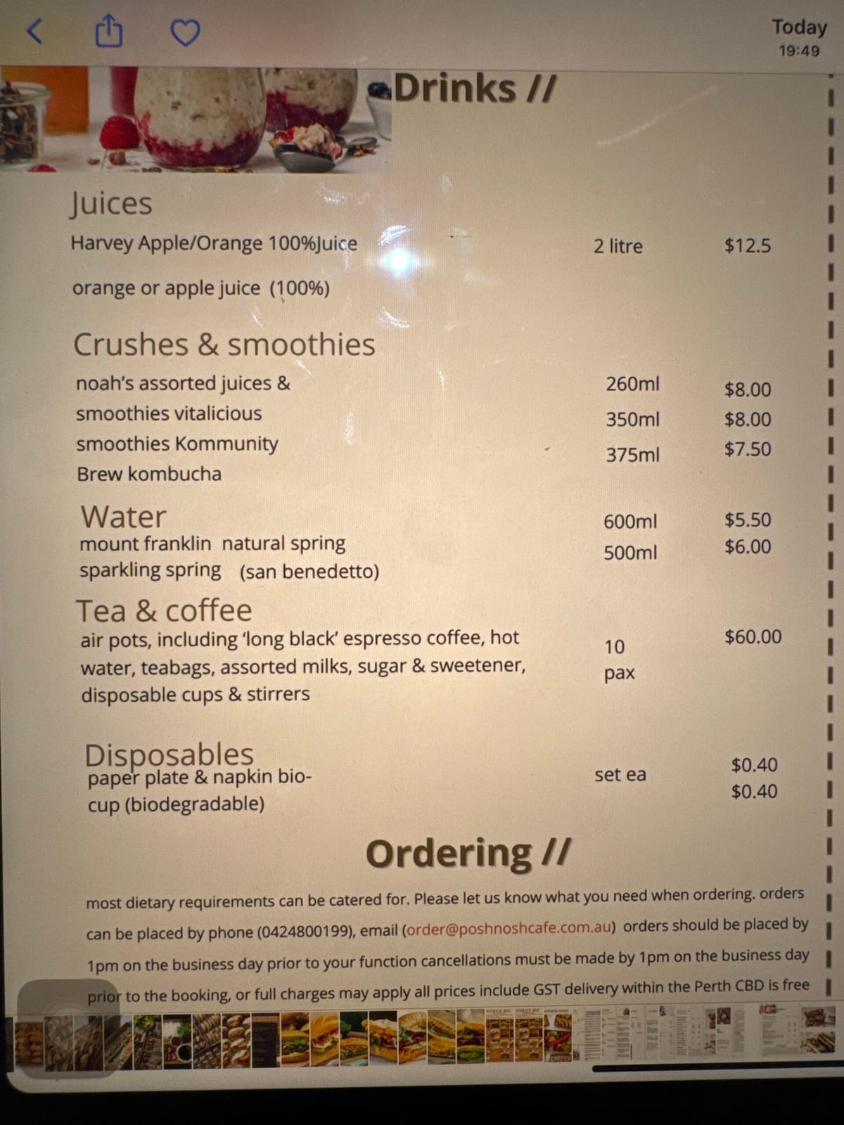 Posh Nosh