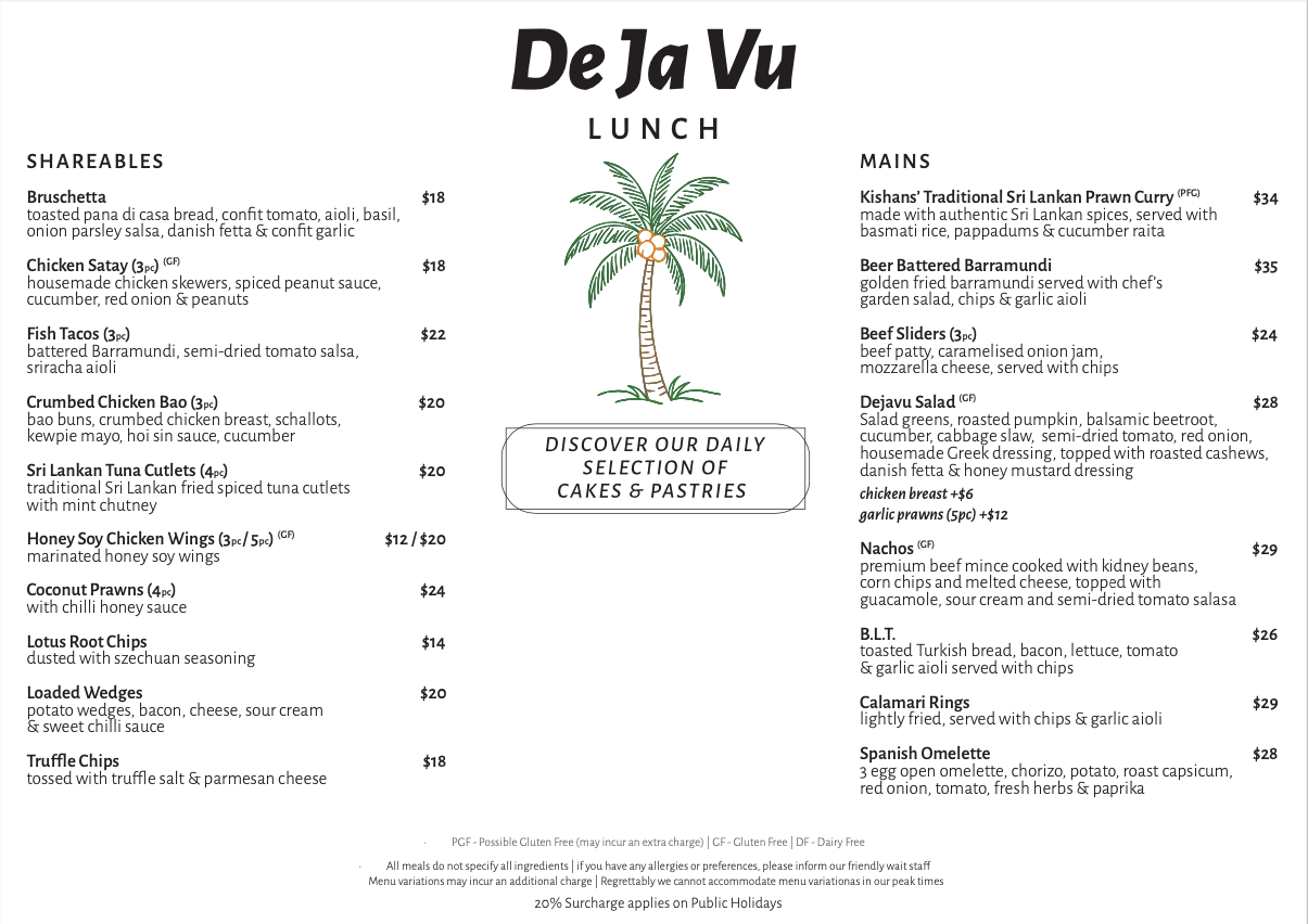 De Ja Vu Cafe & Bar Mooloolaba photo 8